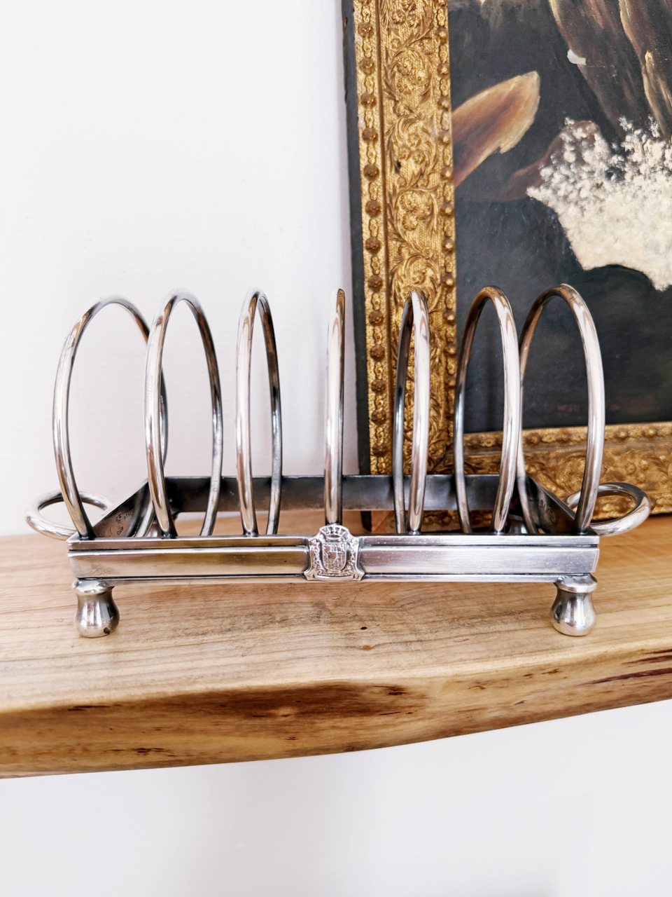 Antique Silver Plated Toast Rack from The Del Monte Lodge in Pebble Beach CA