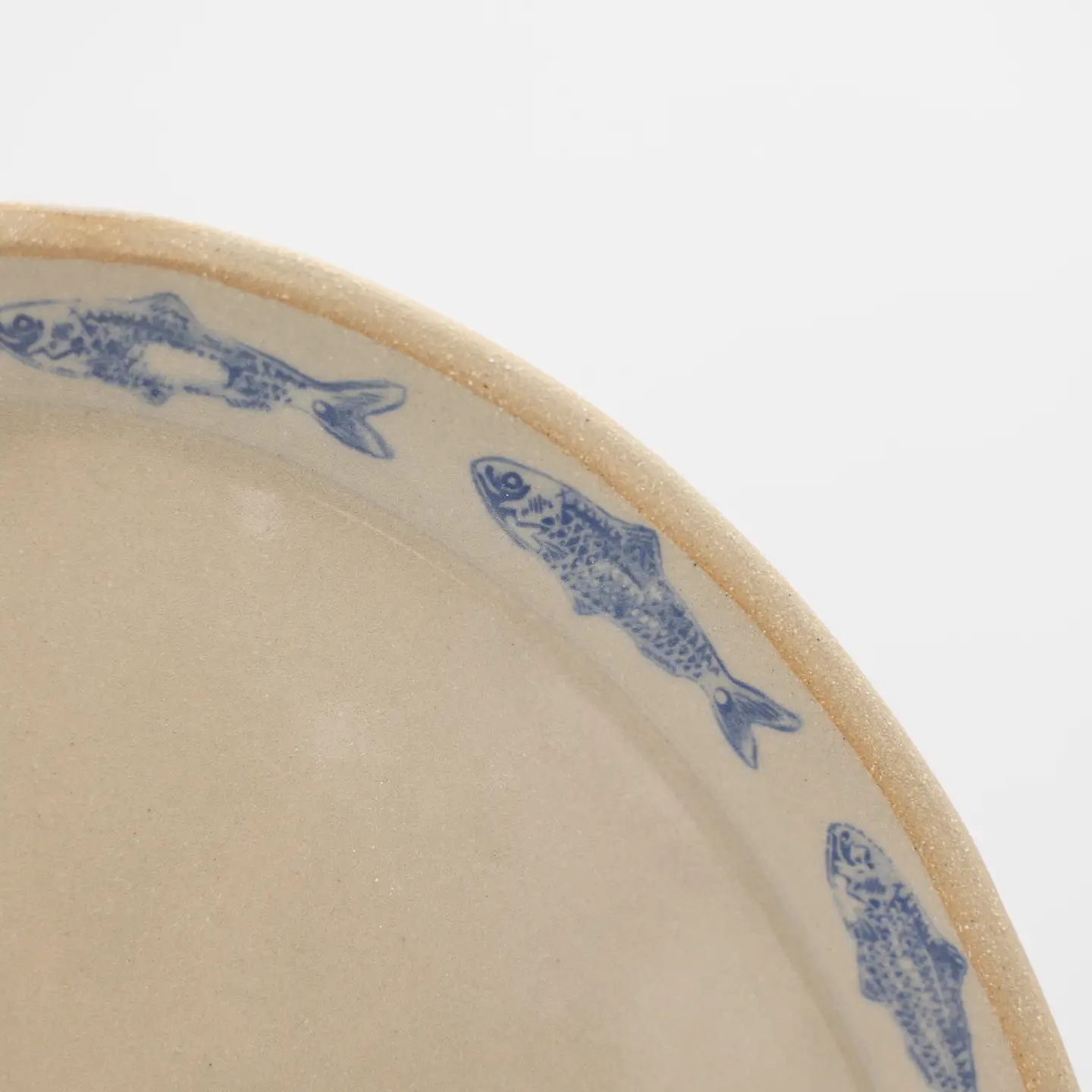 Blue Sardine Handmade Ceramic Platter
