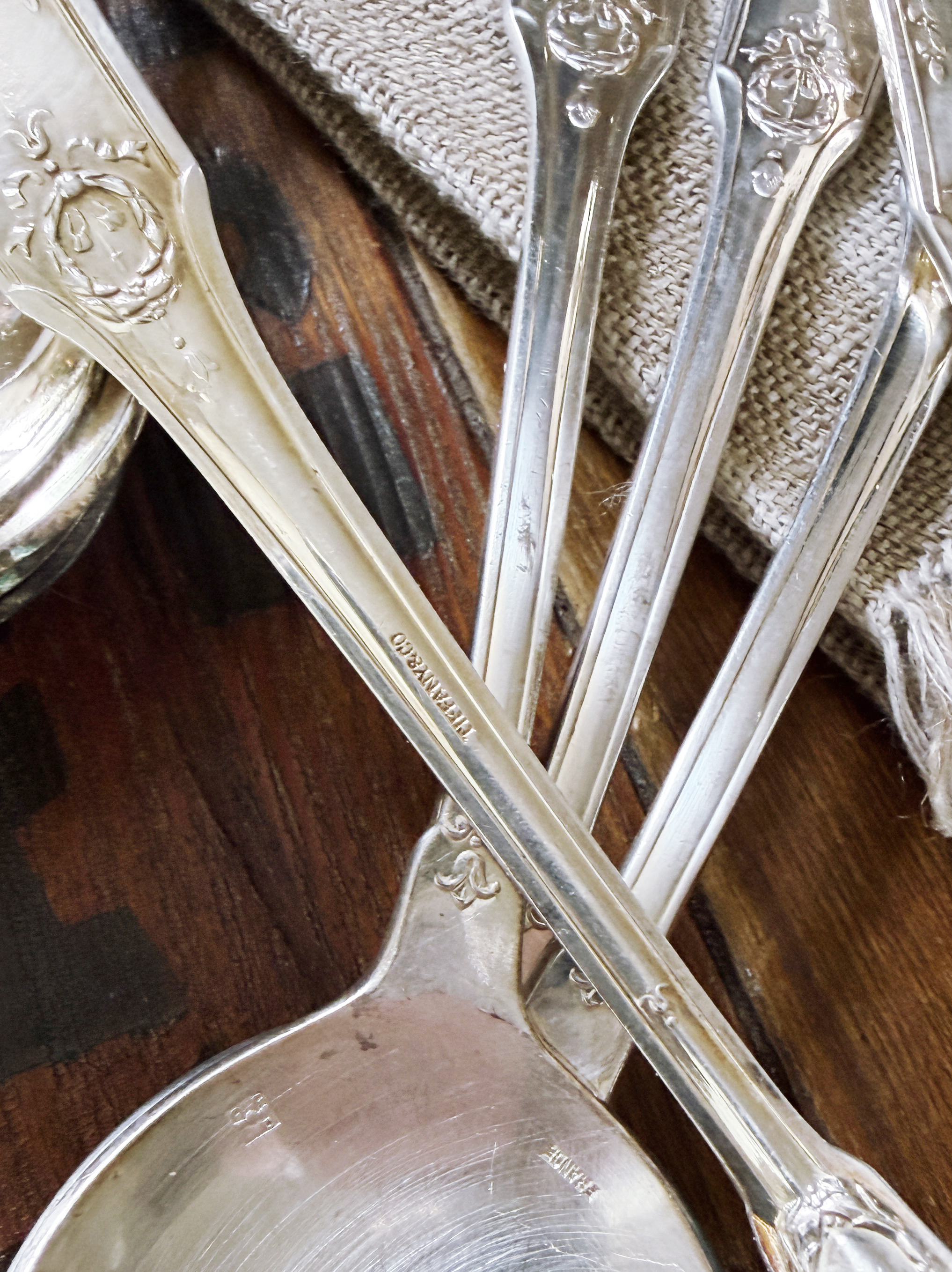 Set of 10 Tiffany & Co for St Regis Hotel Soup Spoons