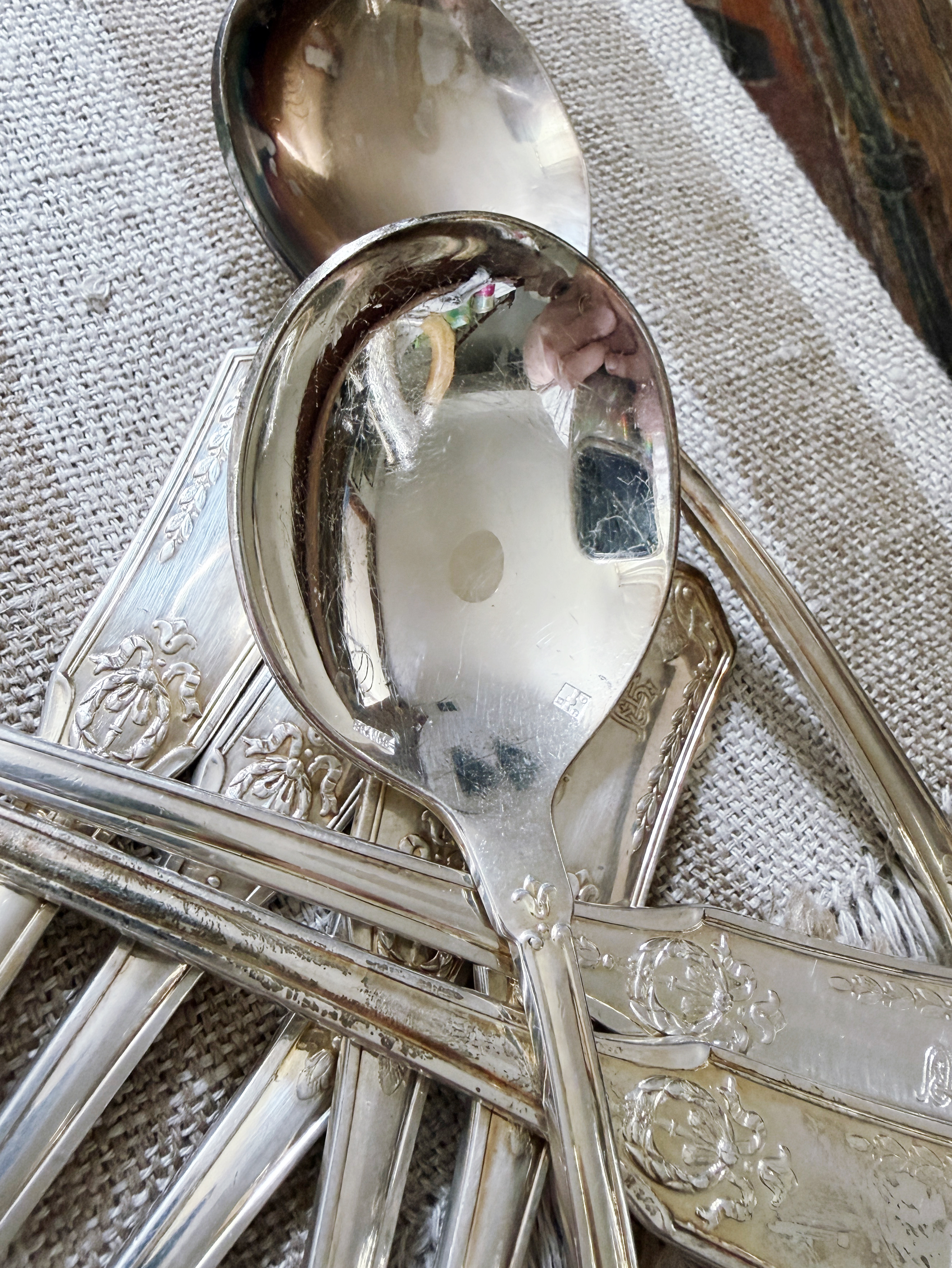 Set of 10 Tiffany & Co for St Regis Hotel Soup Spoons - Batterby House