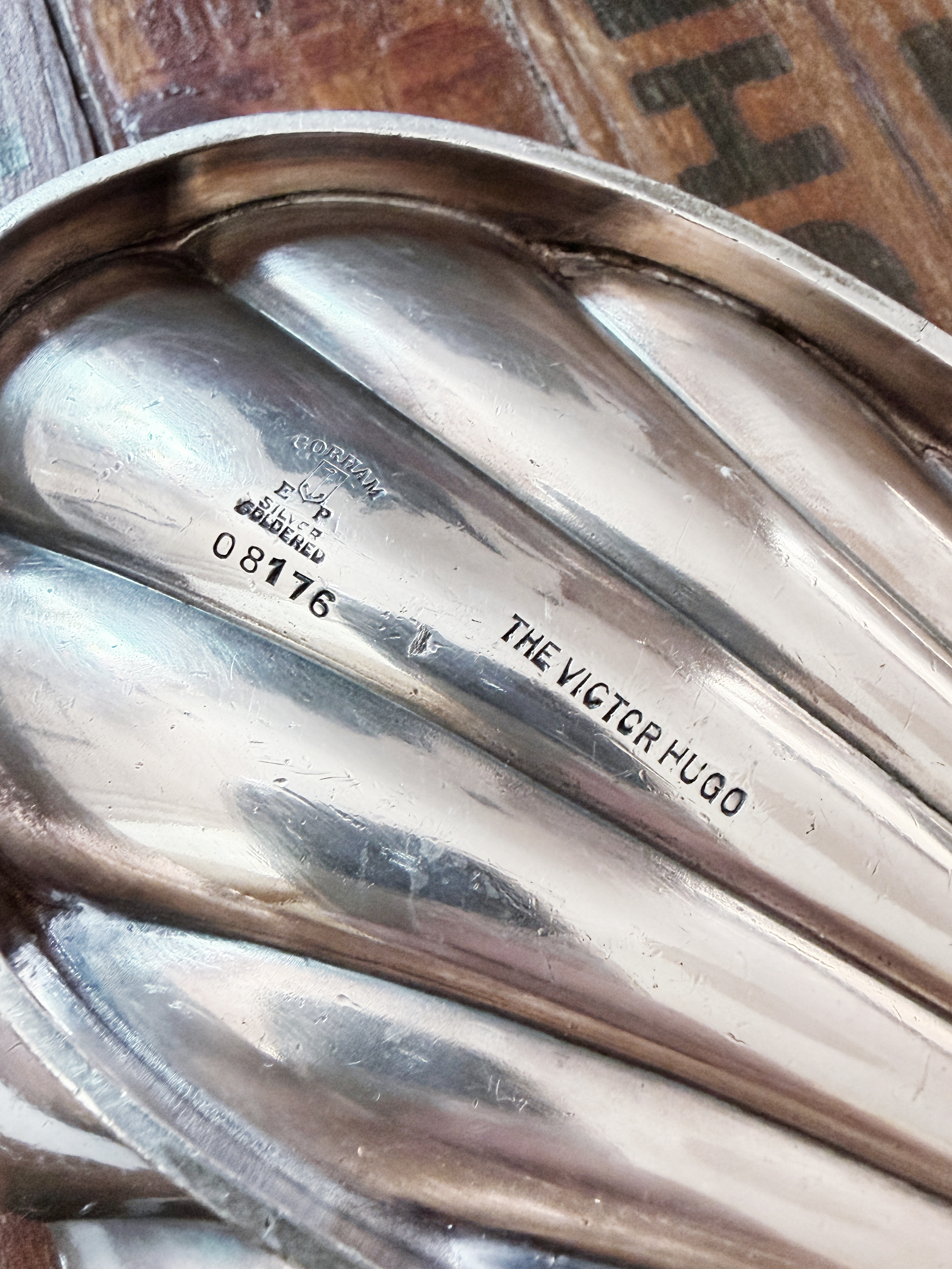 1917 Silver Plated Ice Cream Dish from The Victor Hugo Los Angeles