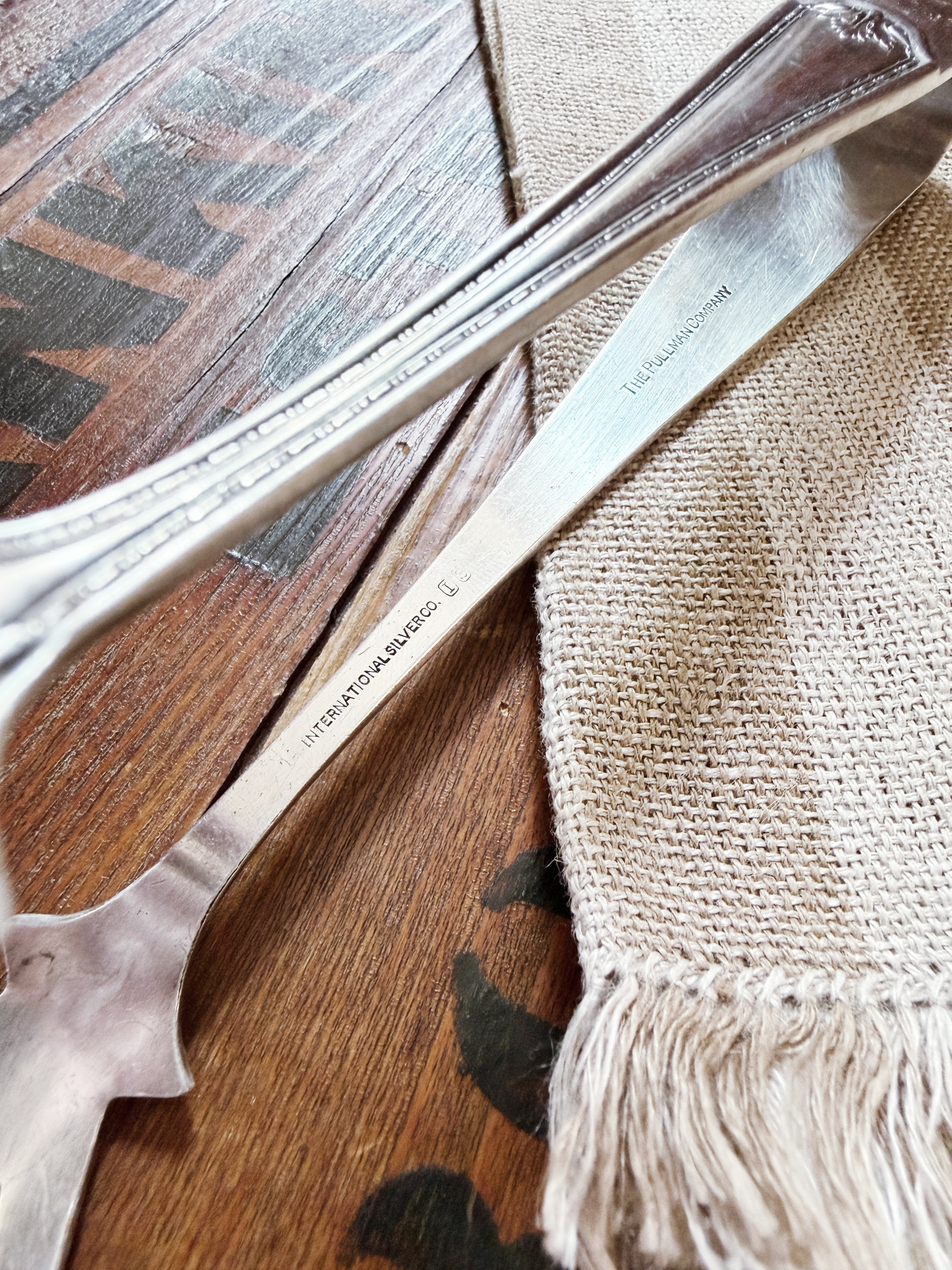 Vintage Silver Plated Pullman Company Ice Tongs