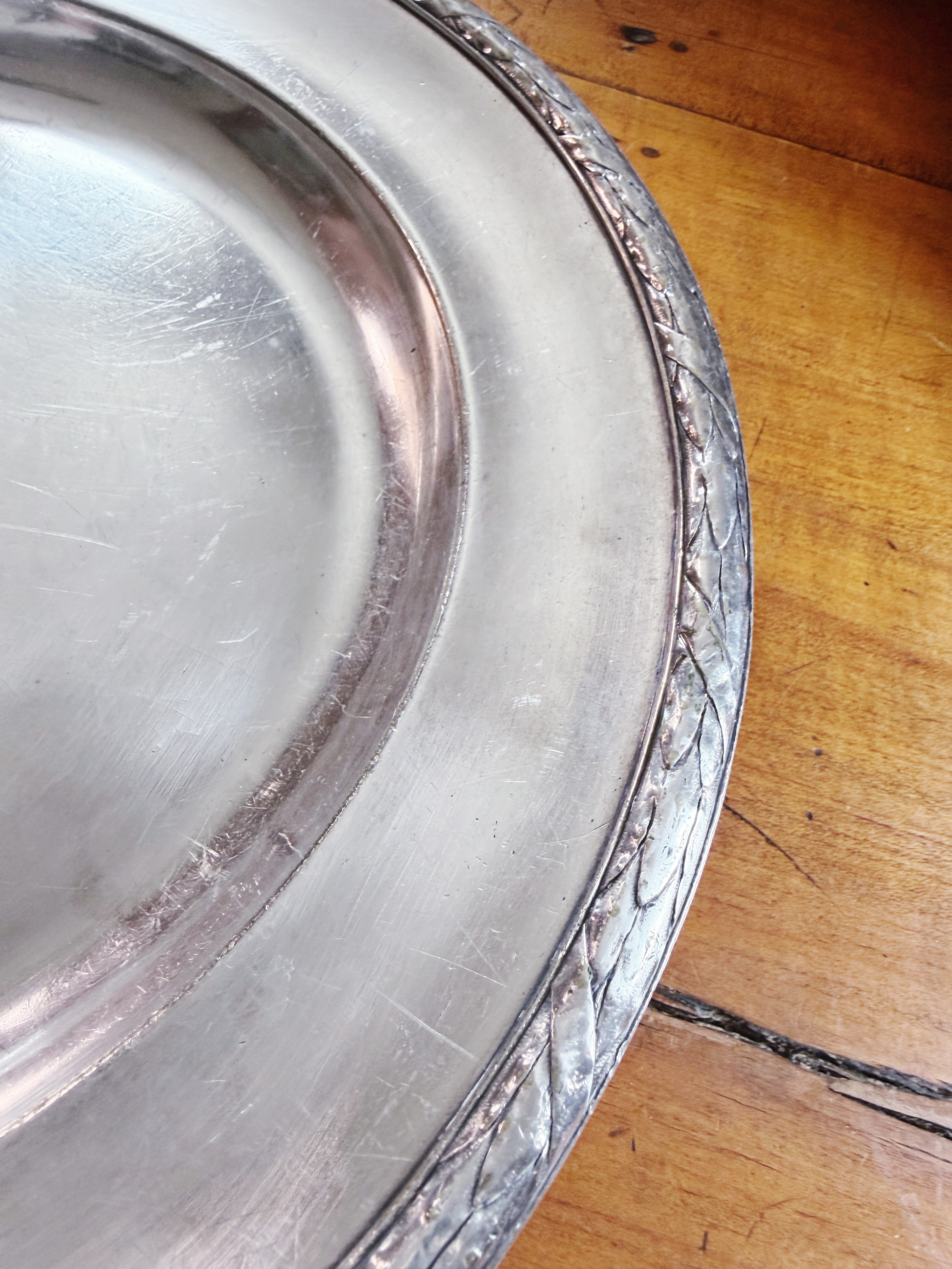 Antique Christofle Hotel Silver Serving Tray from King George’s