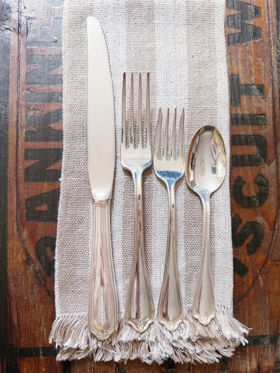 60 Piece Silver Plated Flatware Service for 12 from the Key Biscayne Hotel Miami