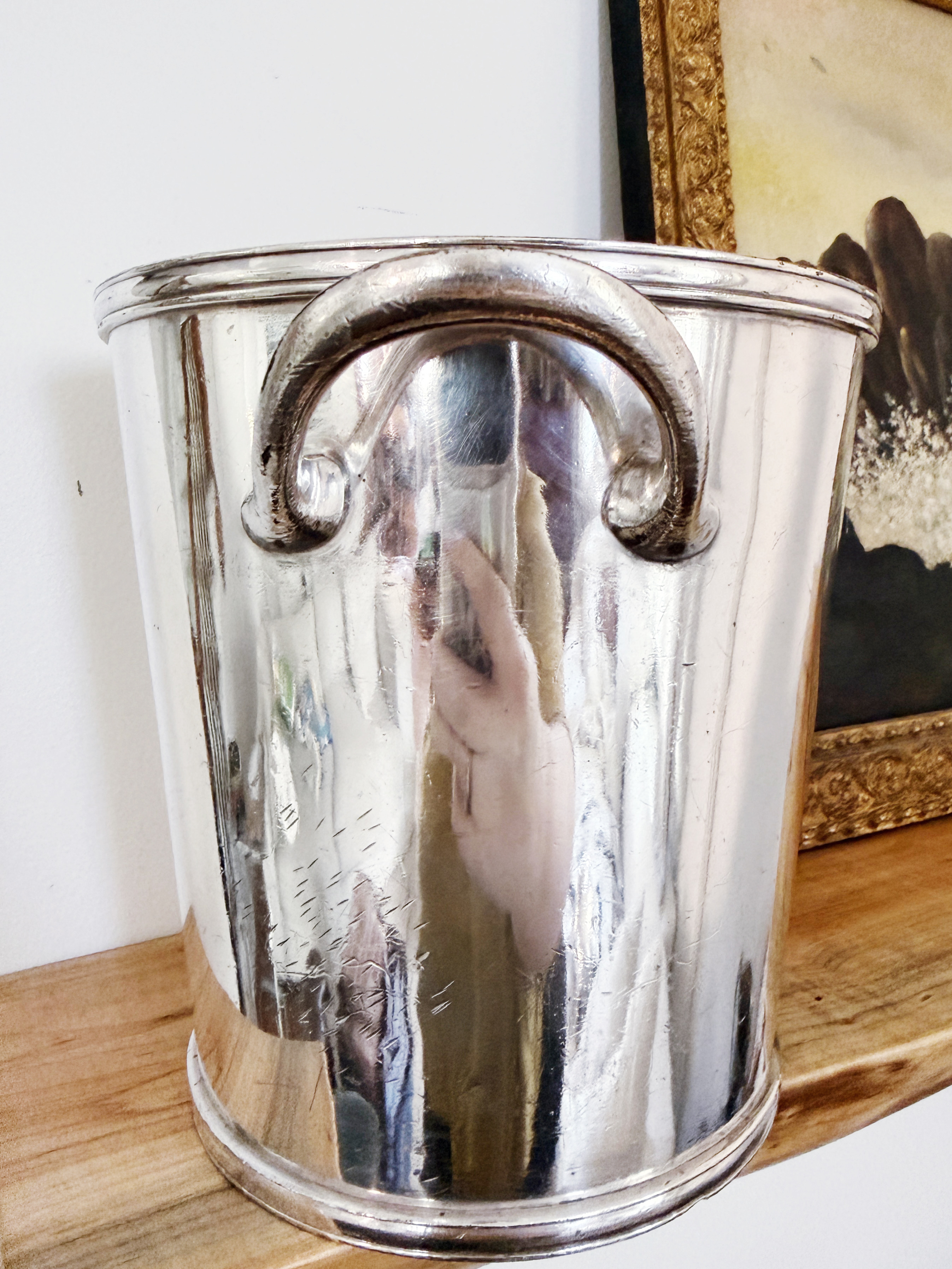Antique Pacific Steam Navigation Co Silver Plated Wine Cooler