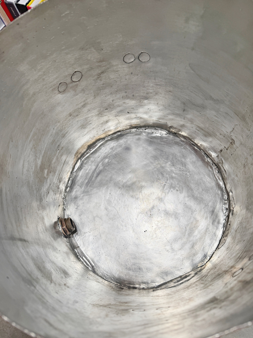 Huge Antique Copper Water Pot from Reform Club London