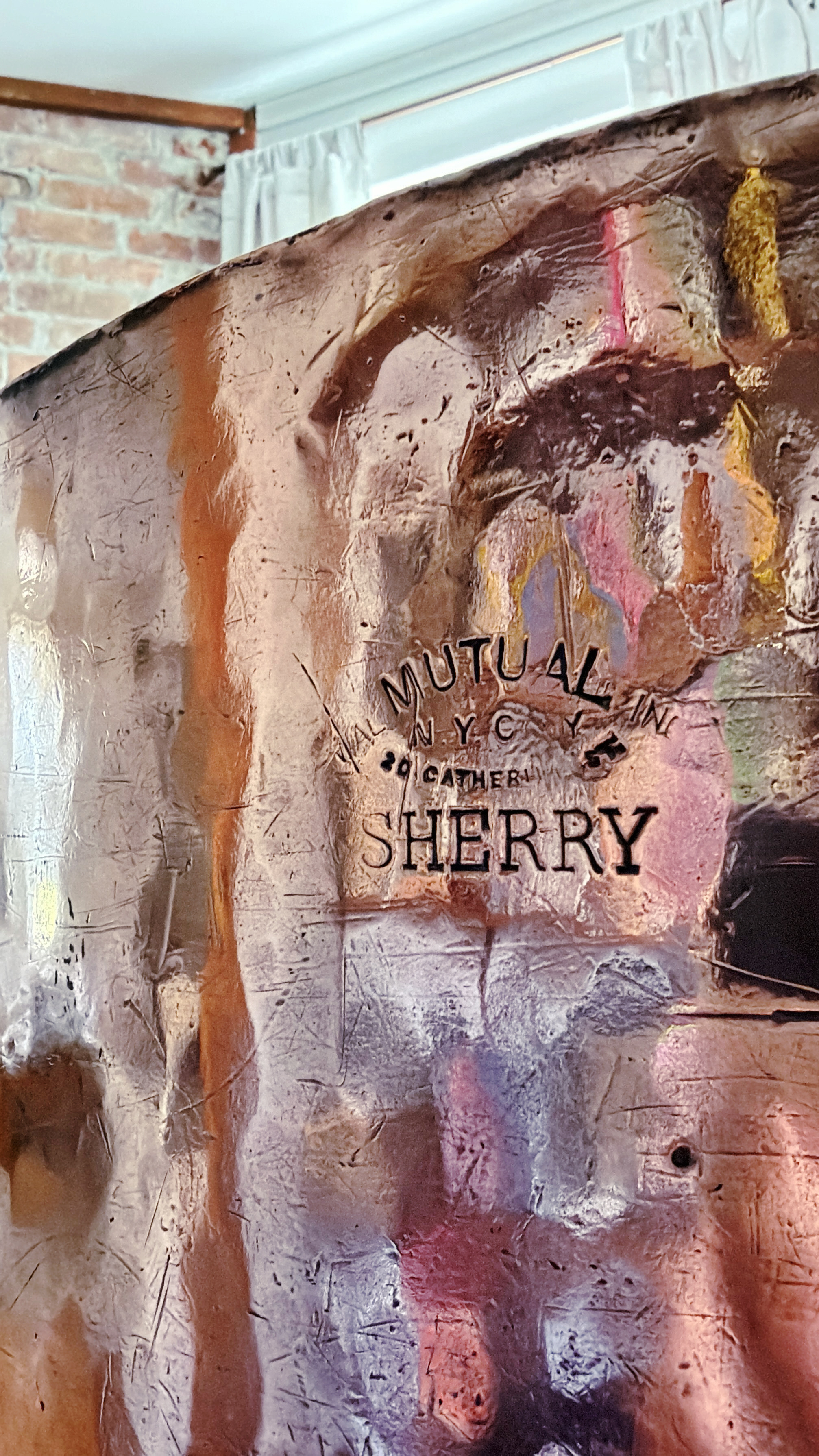 Massive Antique Mutual of NY Copper Pot from Sherrys NYC