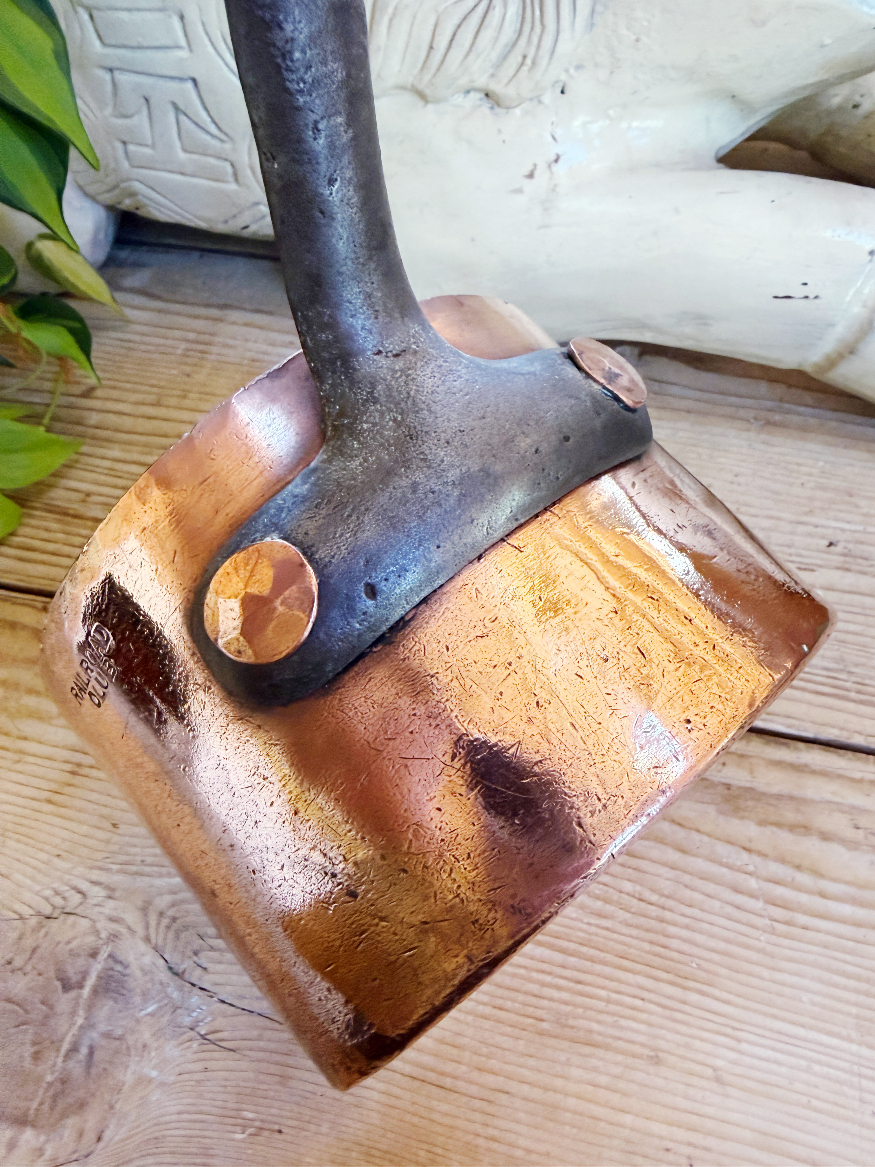Set of 3 Mutual NY Copper Pots from The Railroad Club NYC
