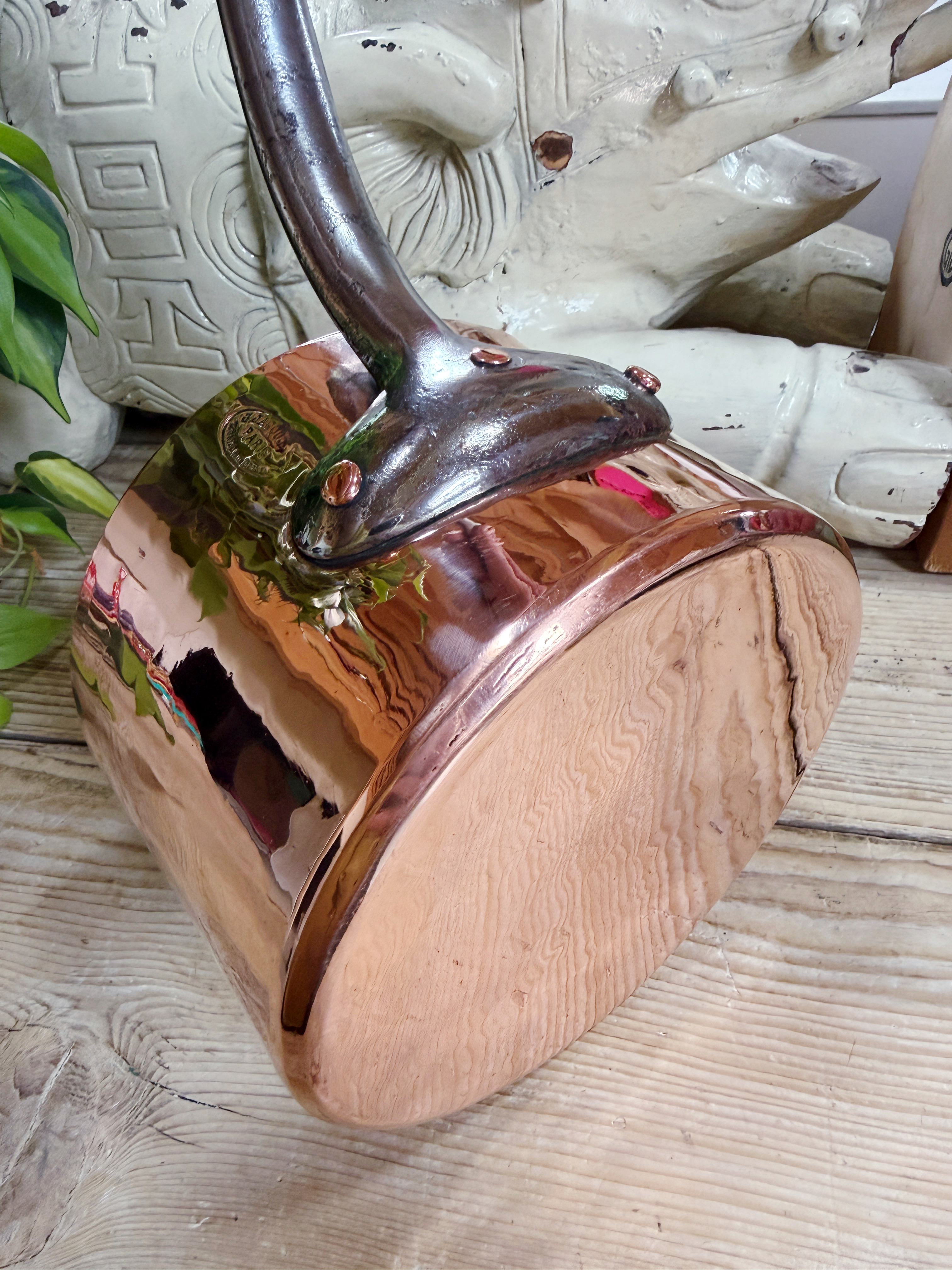 Antique French Copper Pot by Jacquotot