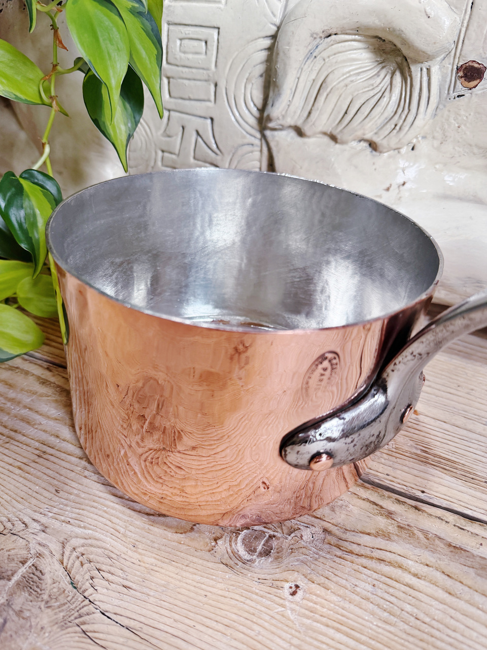 Antique French Copper Pot by Jacquotot