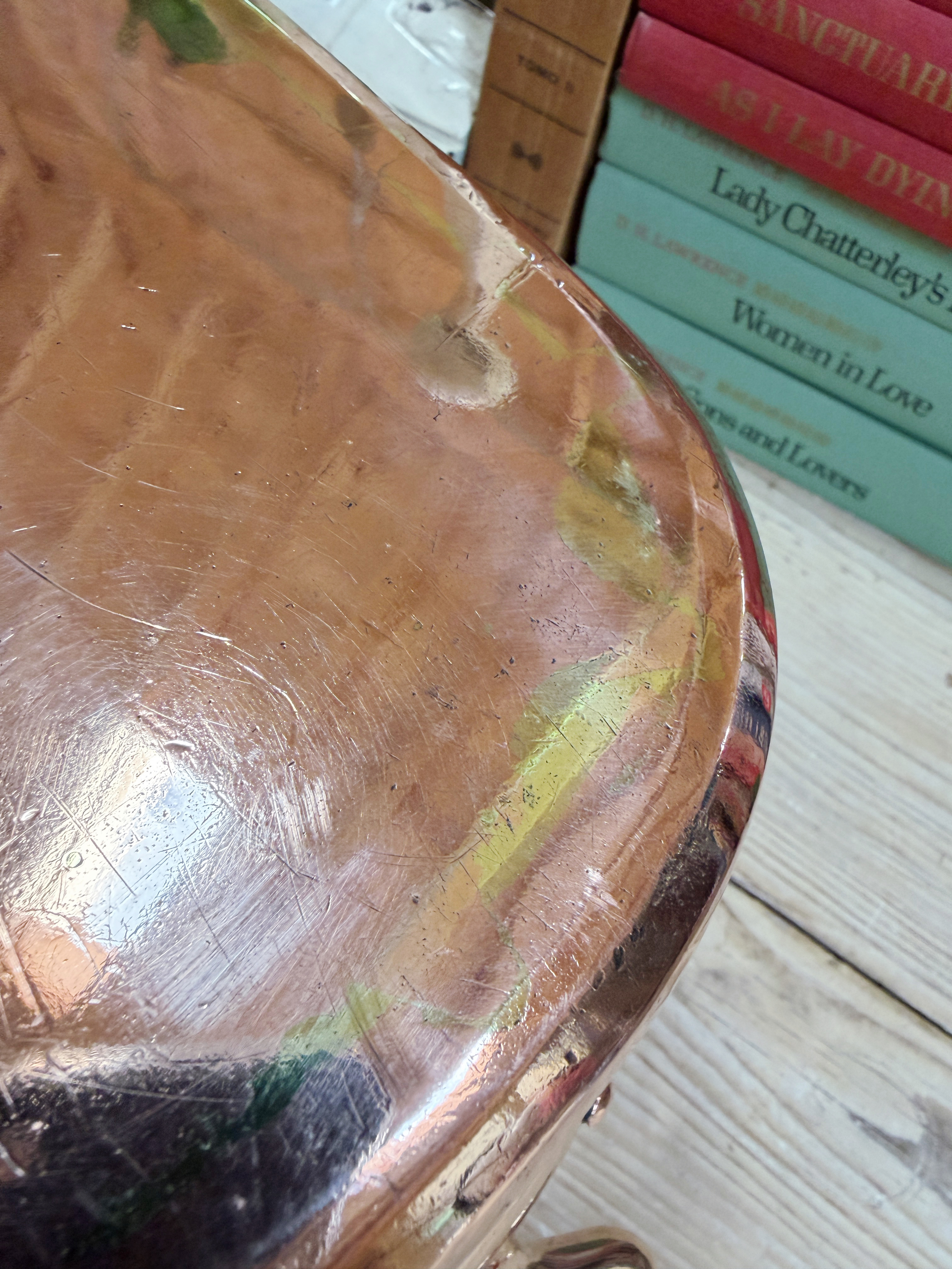 Antique Grands Magasins de Printemp Copper Daubiere 