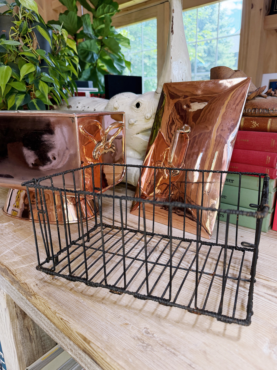 Antique French Copper Fromage Blanc Incubator