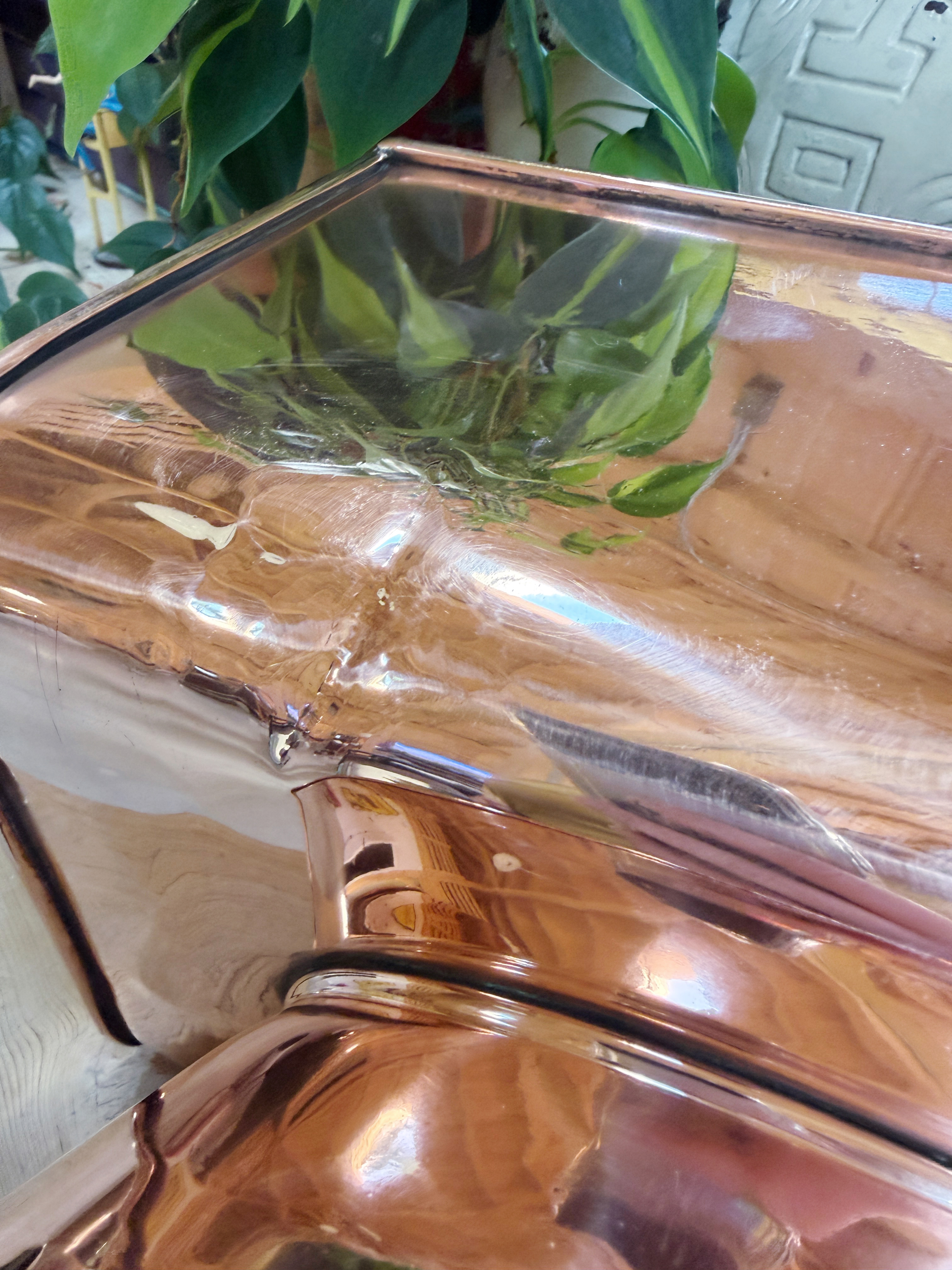 Antique French Copper Fromage Blanc Incubator