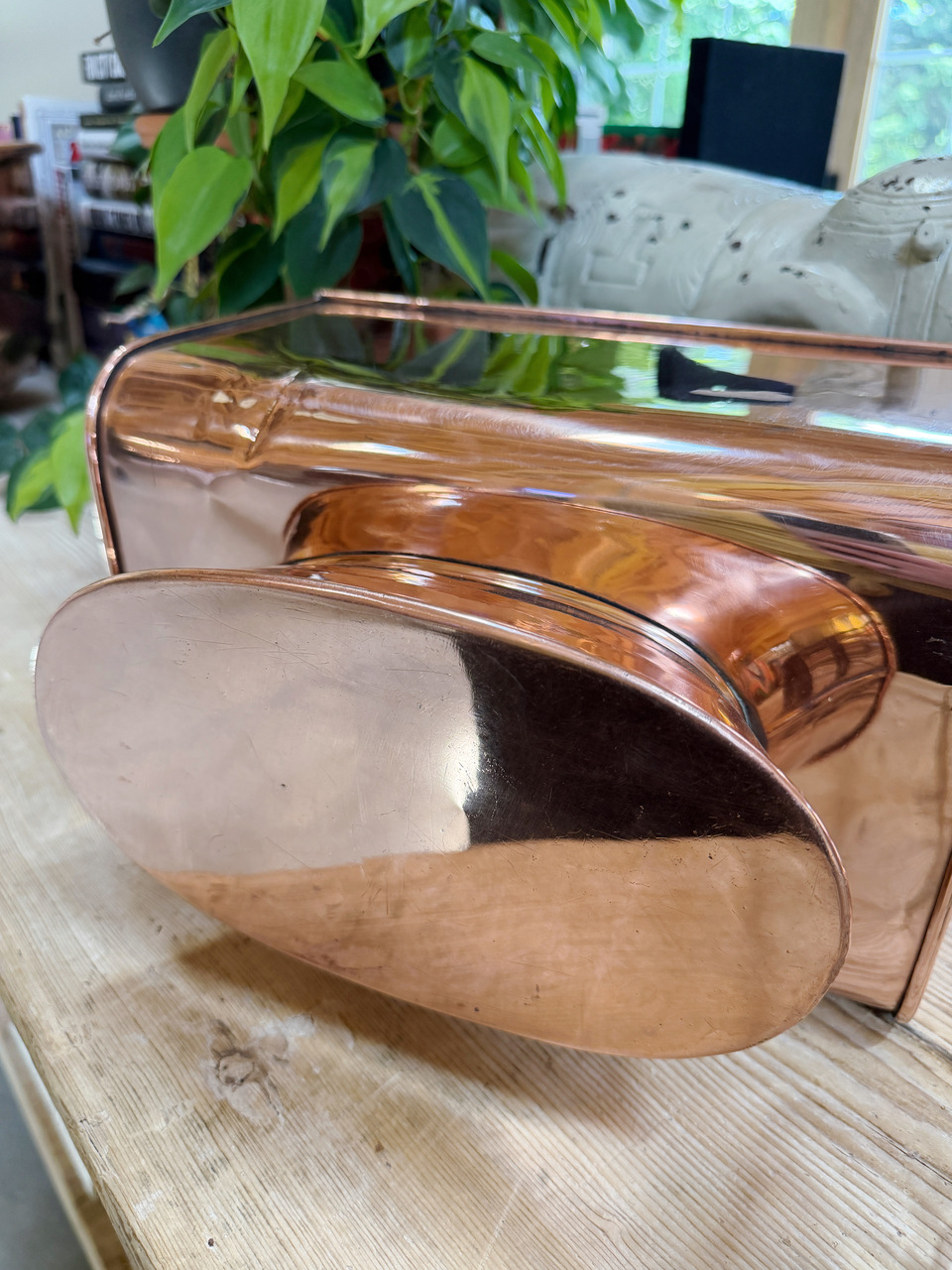 Antique French Copper Fromage Blanc Incubator