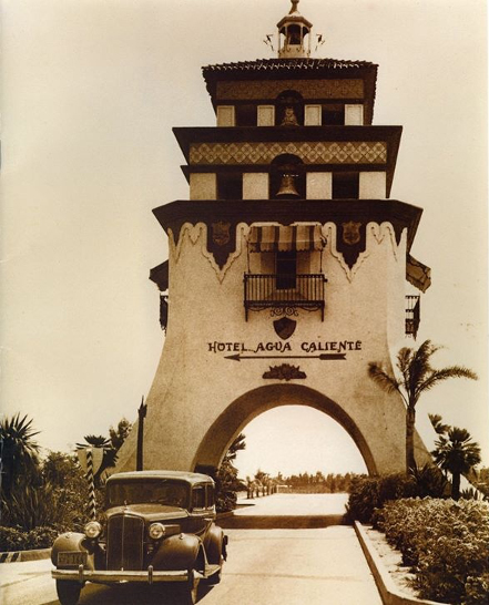 Vintage Bronze Matchbox Holder from Hotel Agua Caliente in Tijuana
