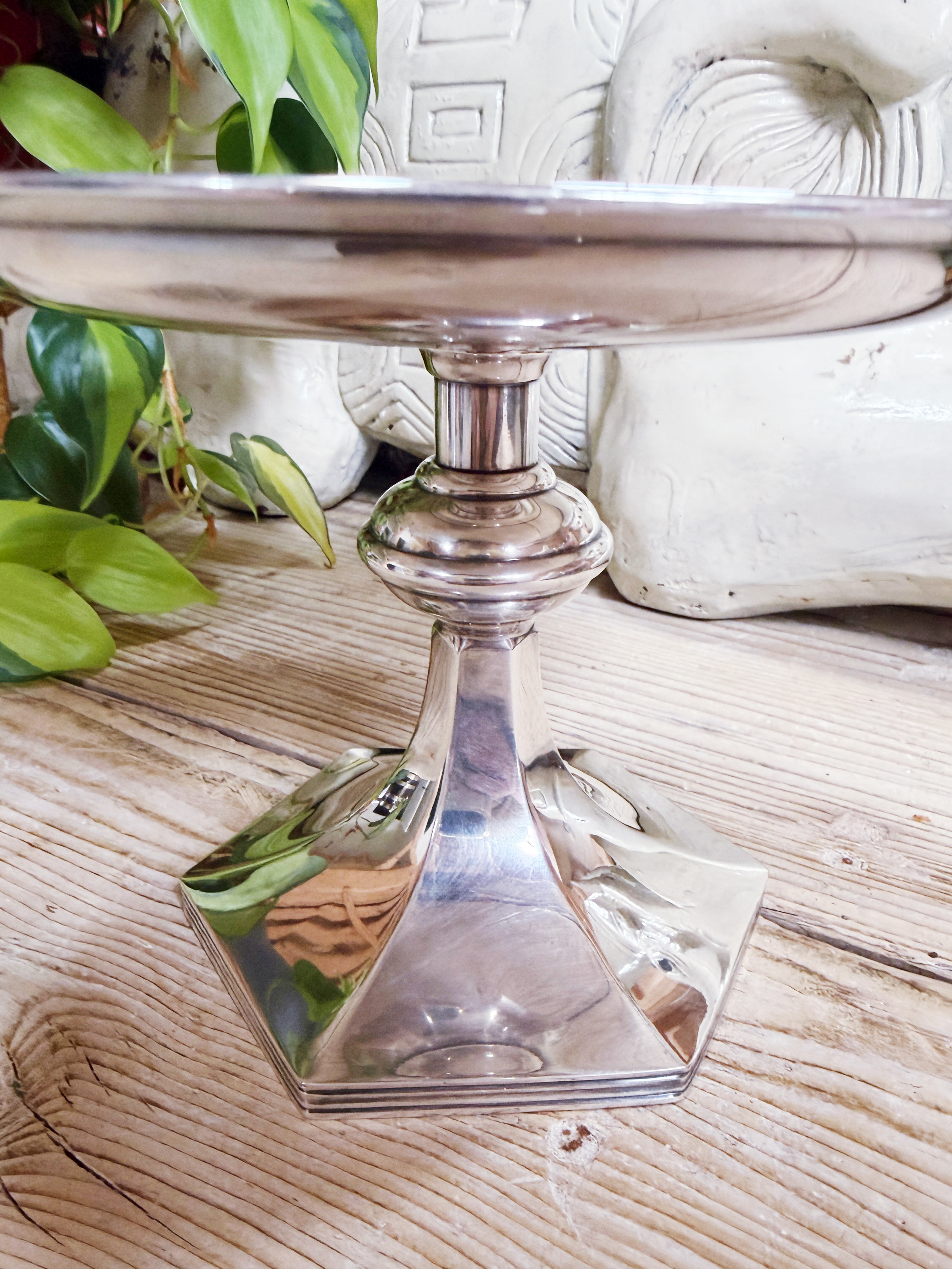 Antique Tiffany & Co Silver Plated Dessert Stand