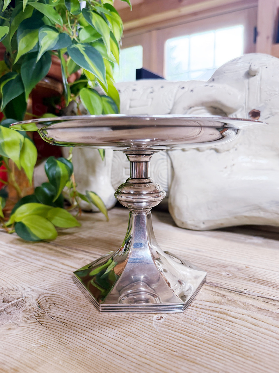 Antique Tiffany & Co Silver Plated Dessert Stand
