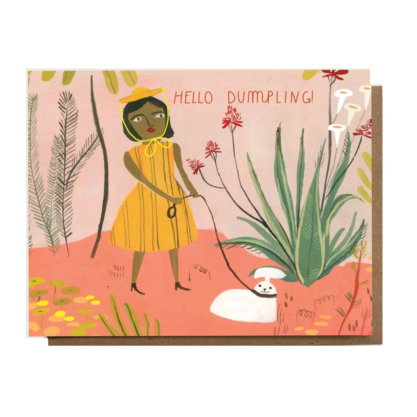 Hello Dumpling Greeting Card