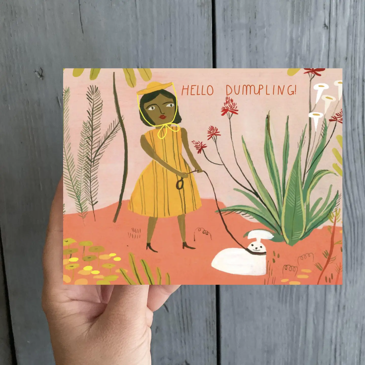 Hello Dumpling Greeting Card