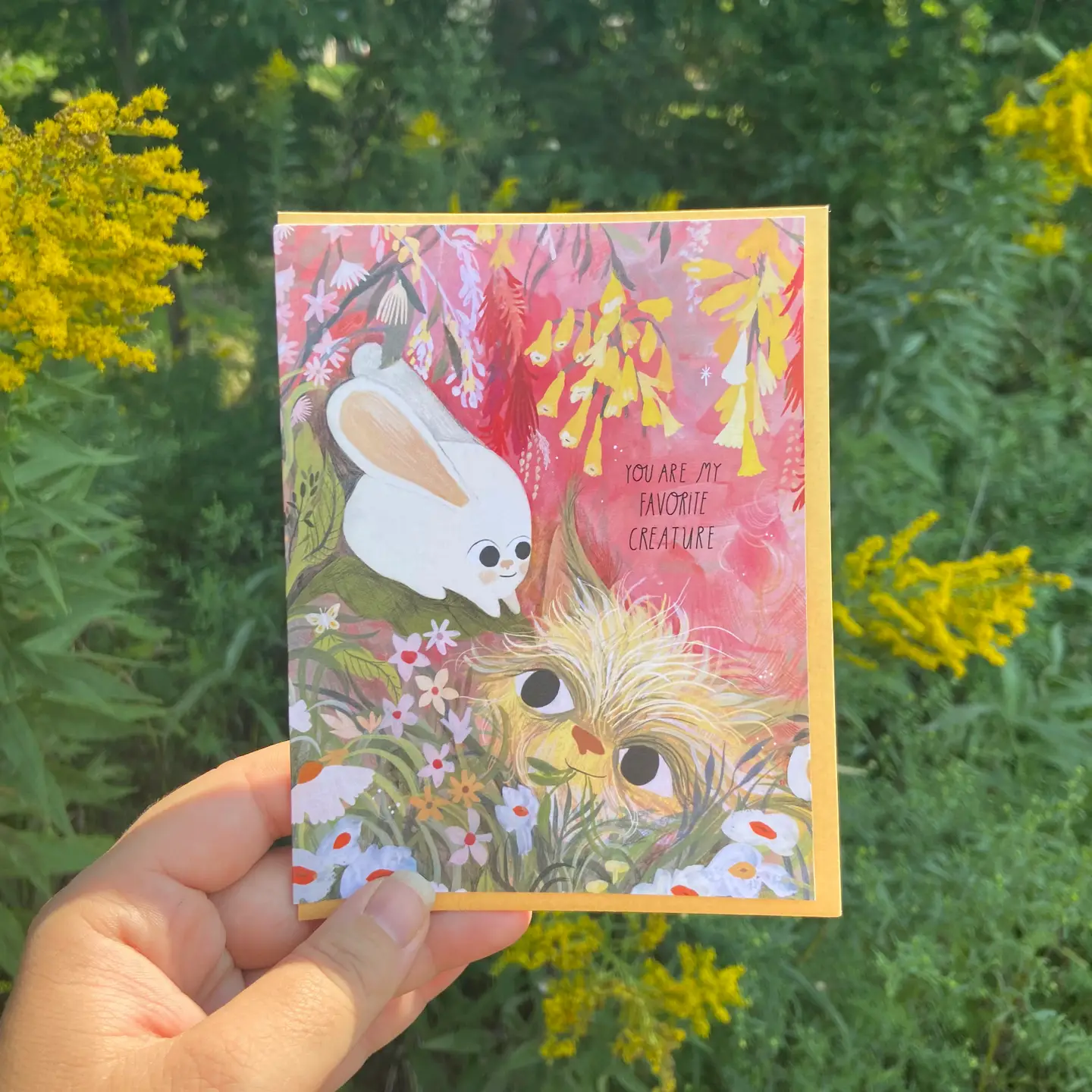 You Are My Favorite Creature Greeting Card