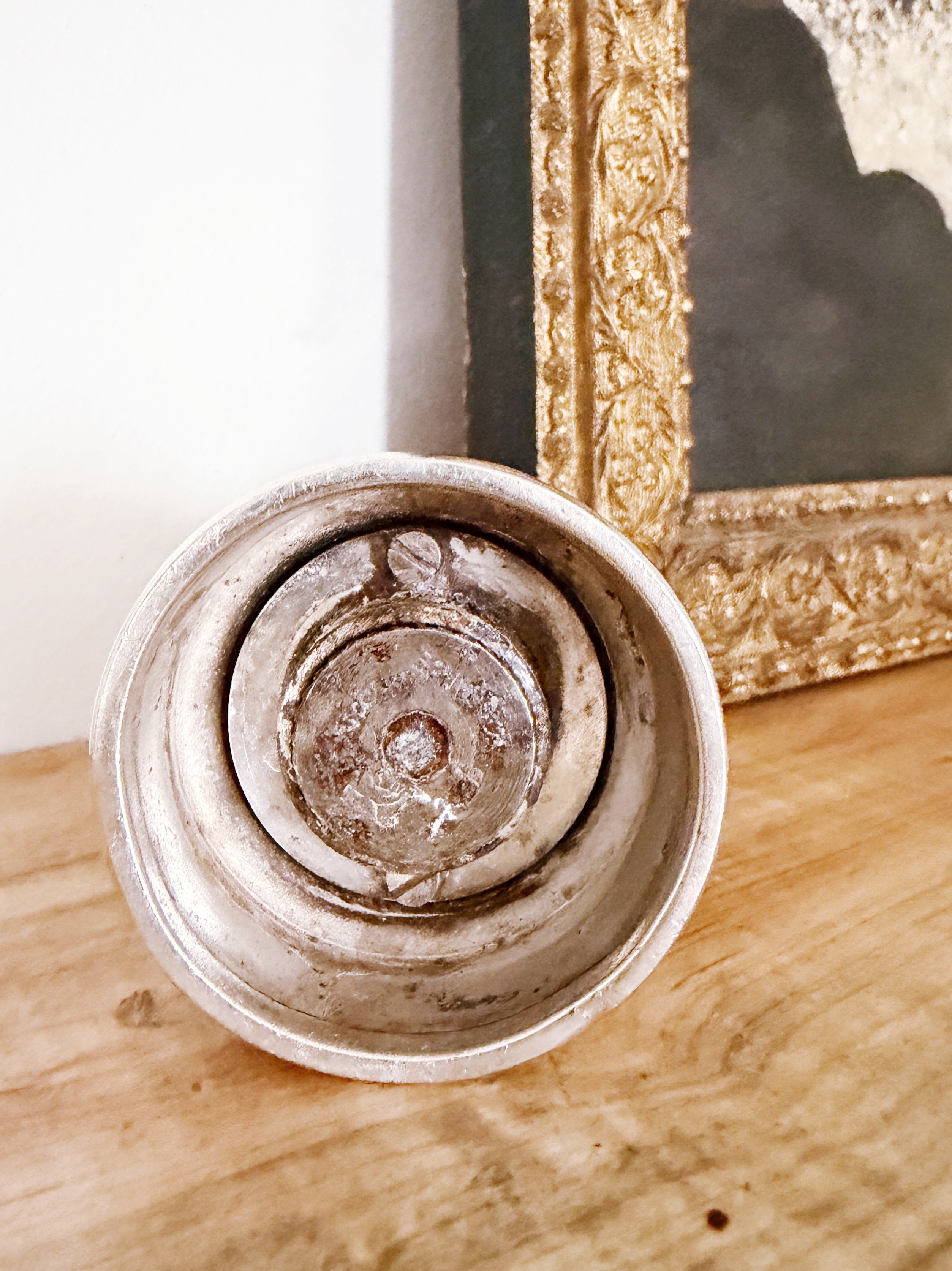 Antique Christofle Silver Pepper Mill from a Messageries Maritimes Ocean Liner