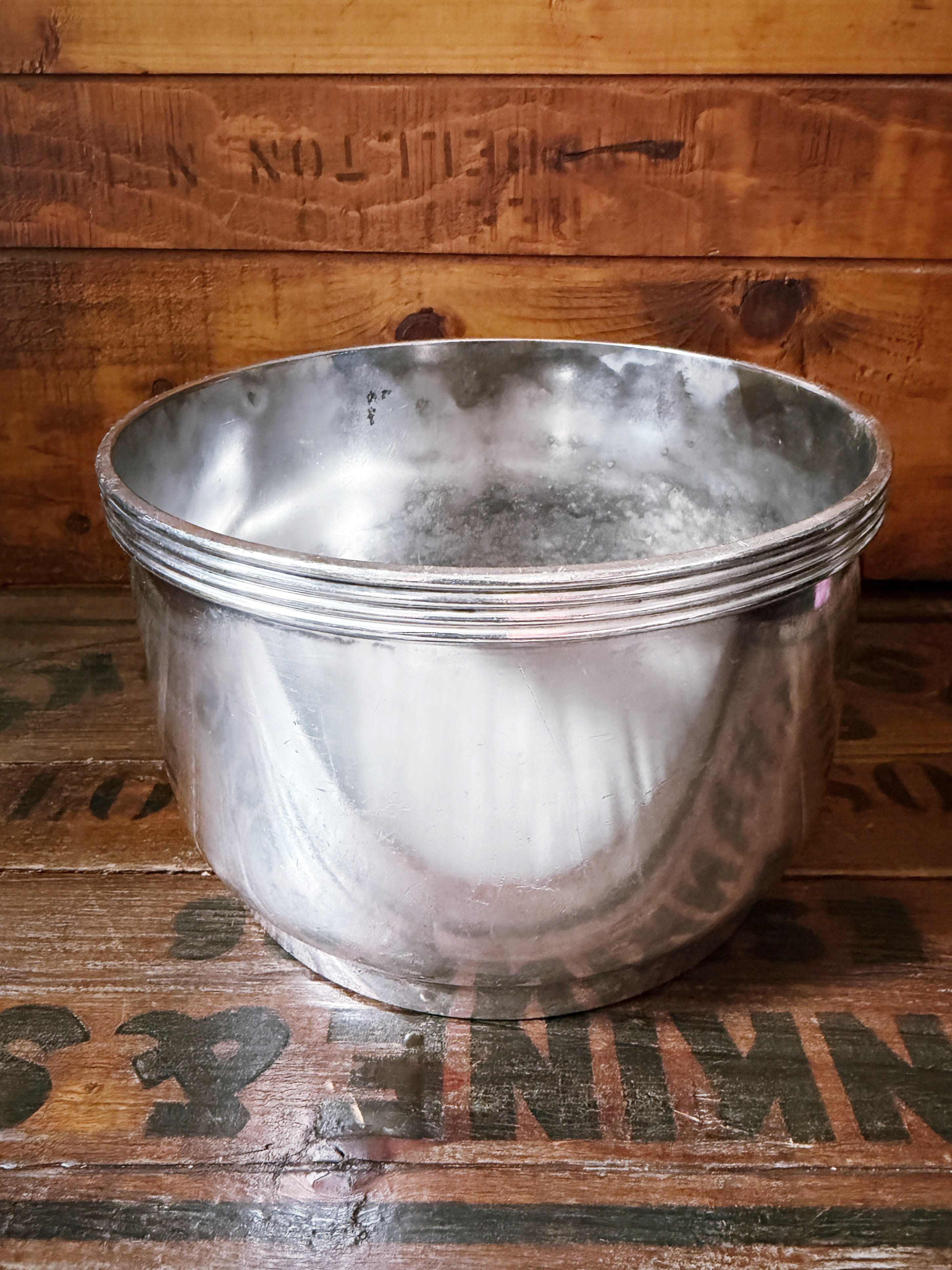 Vintage 1947 Silver Ice Bowl from New York Central Railroad