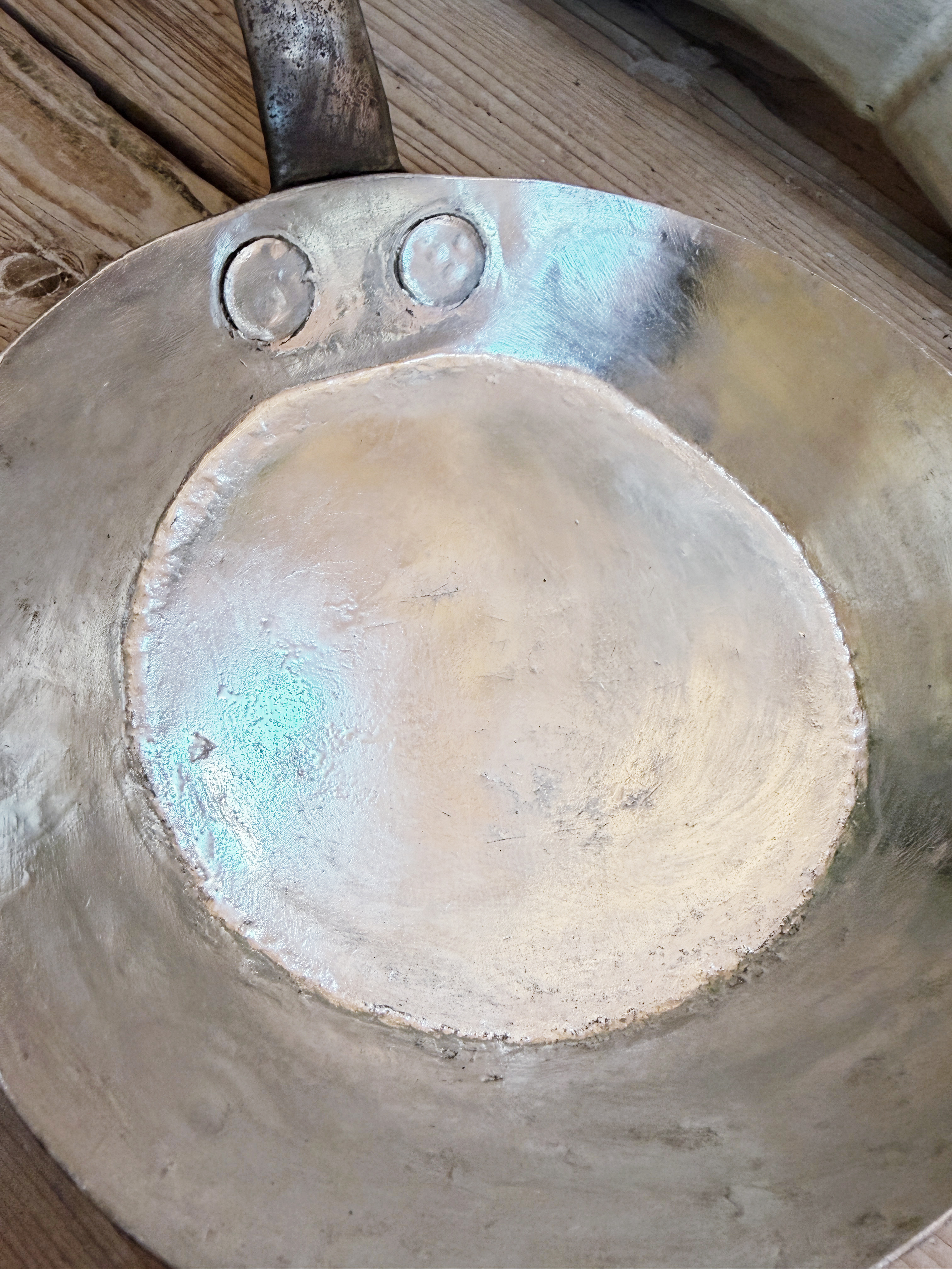 Antique Duparquet Copper Pan from The Railroad Club NYC