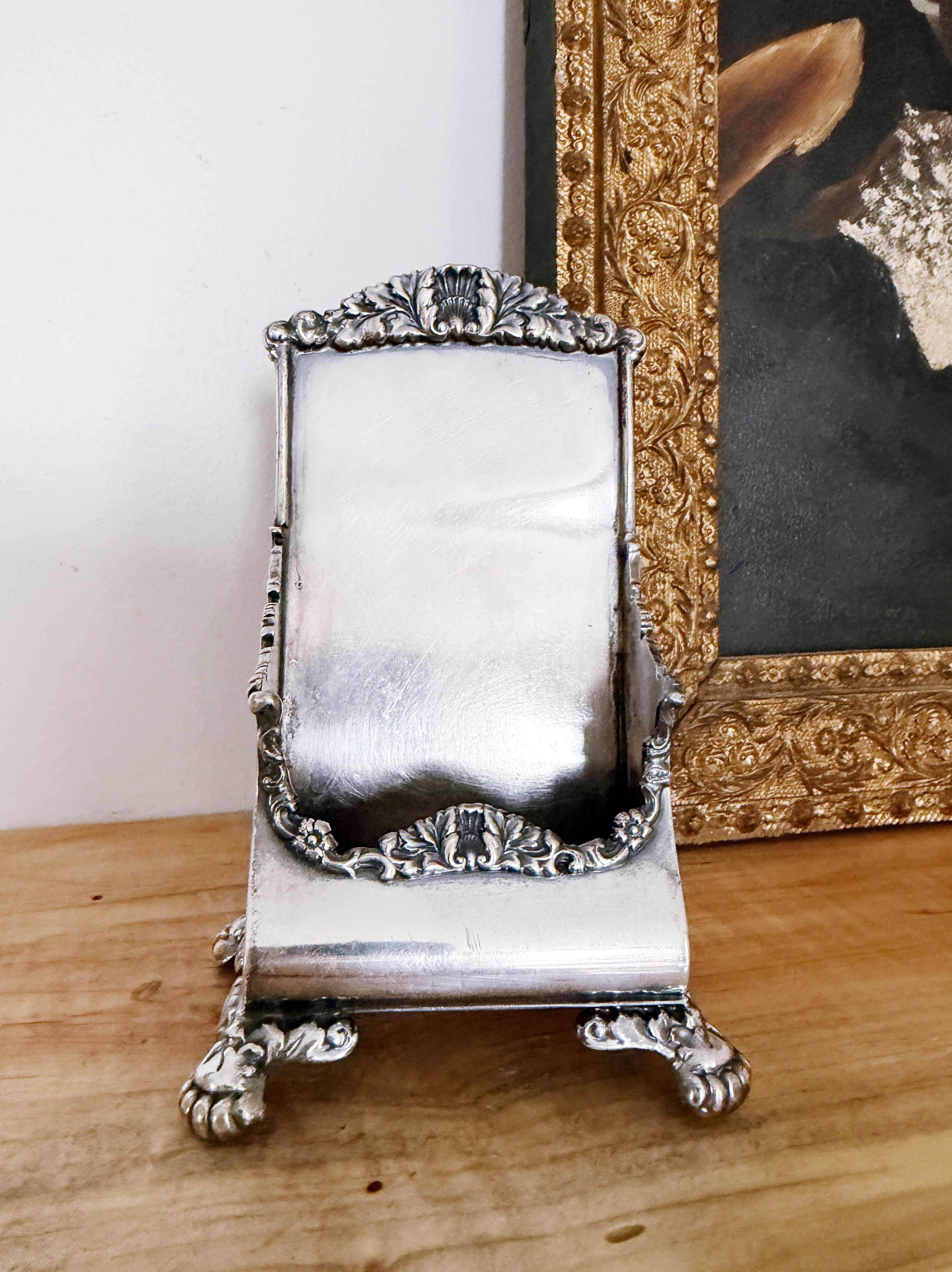 Antique Silver Plated Tiffany & Co Business Card Holder