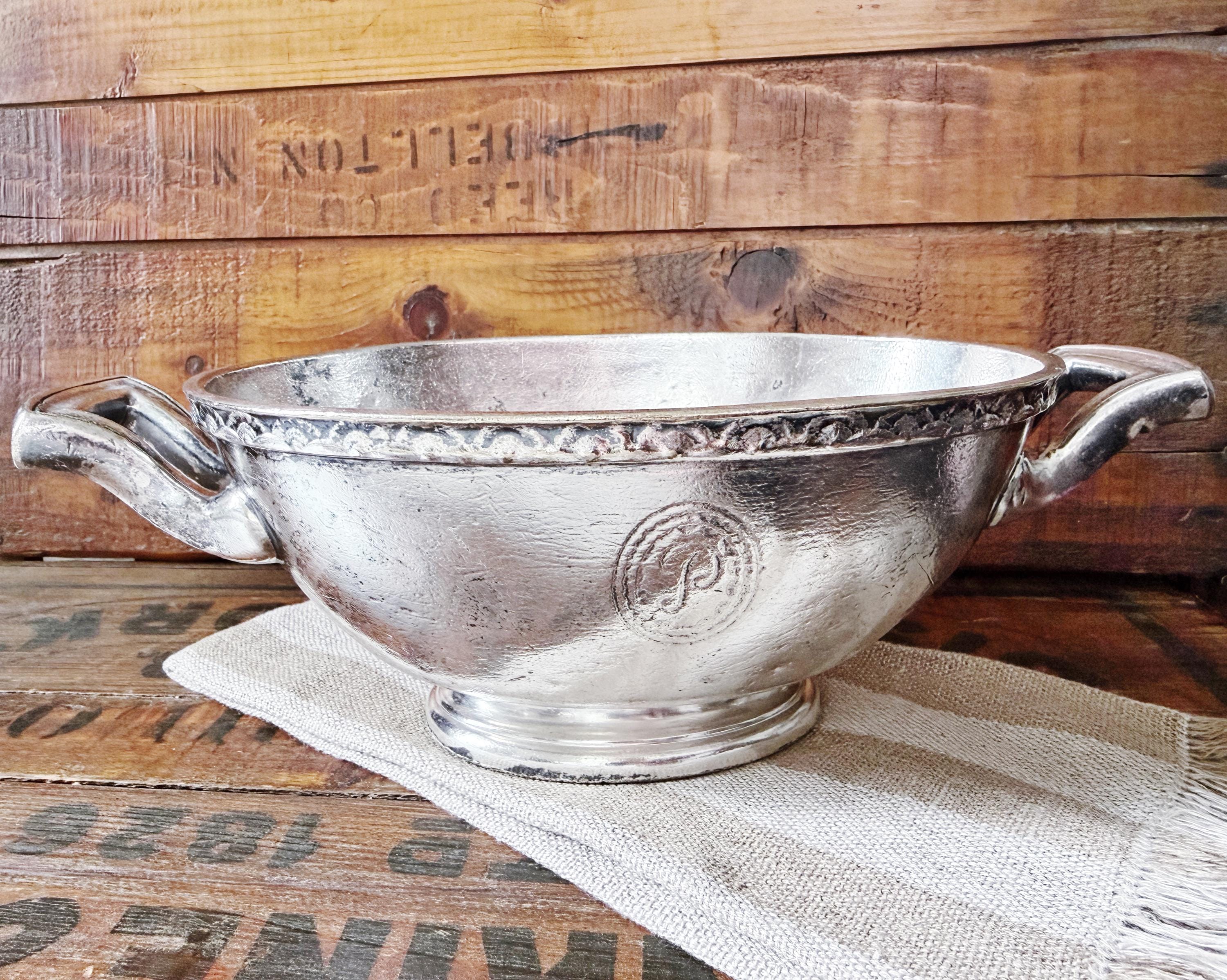 1960 Silver Plated Serving Bowl from The Hotel Pierre NYC