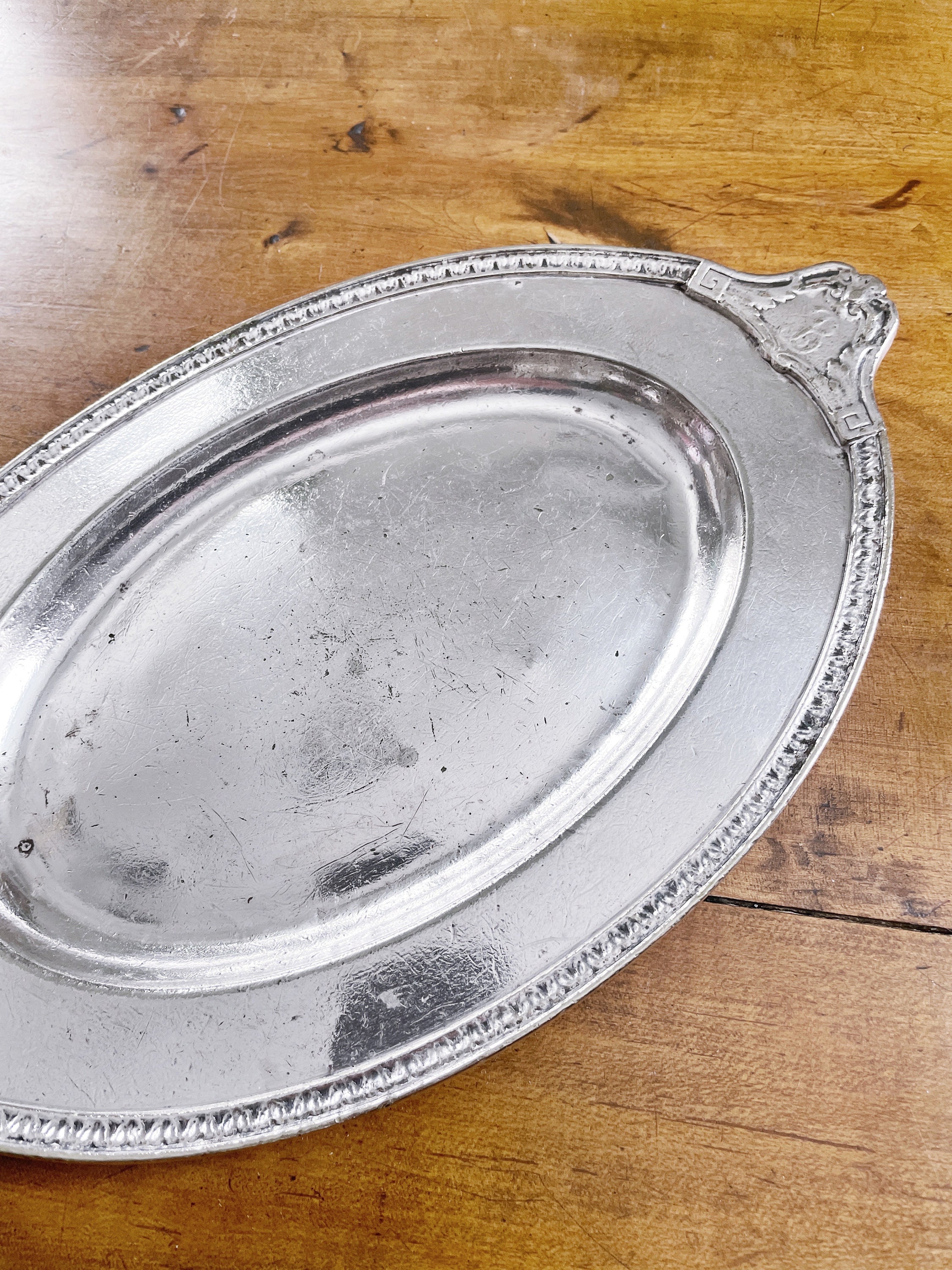 1922 Silver Plated Biltmore Hotel Tray