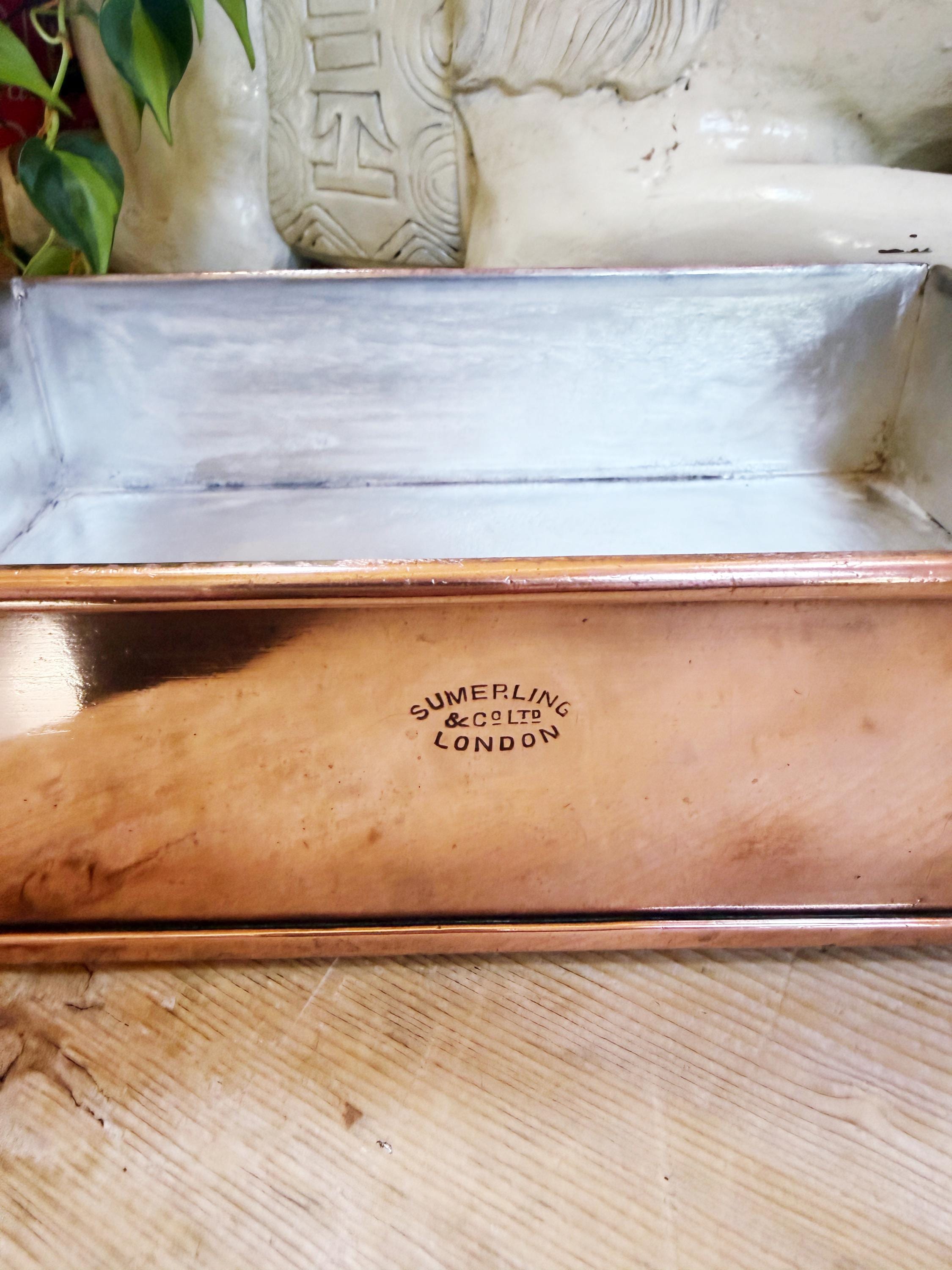 Antique English Copper Baking Pan
