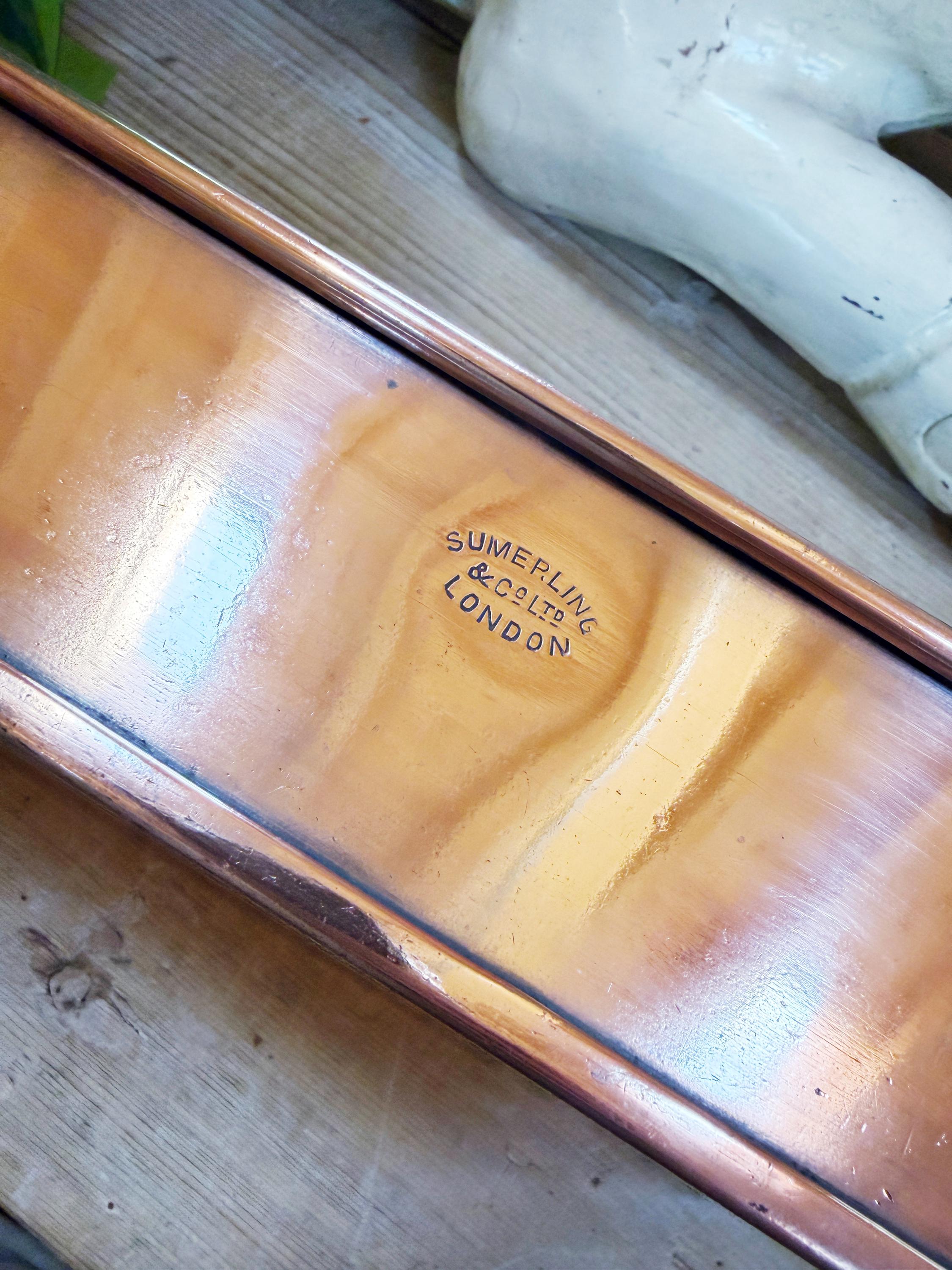 Antique English Copper Baking Pan