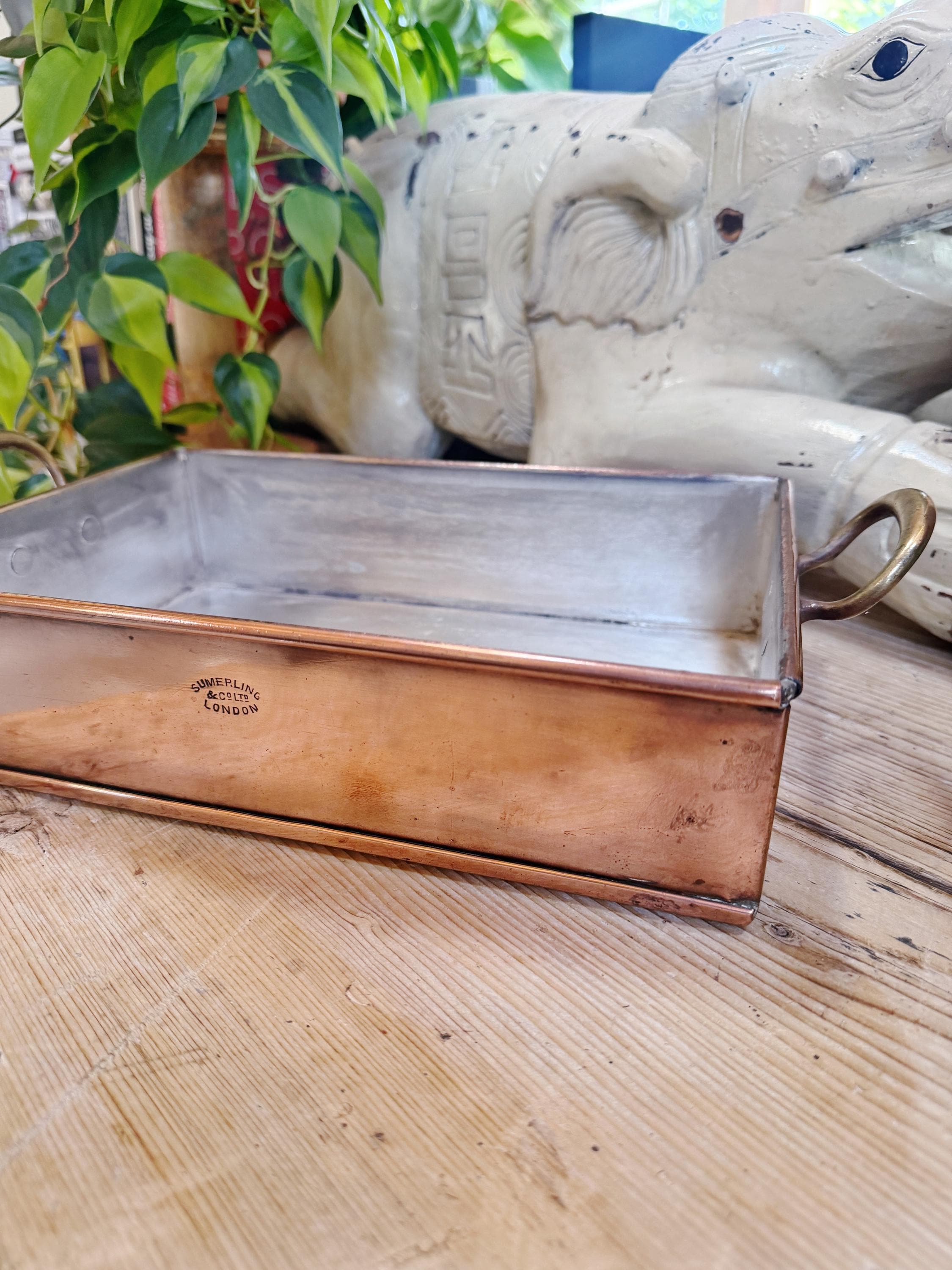 Antique English Copper Baking Pan