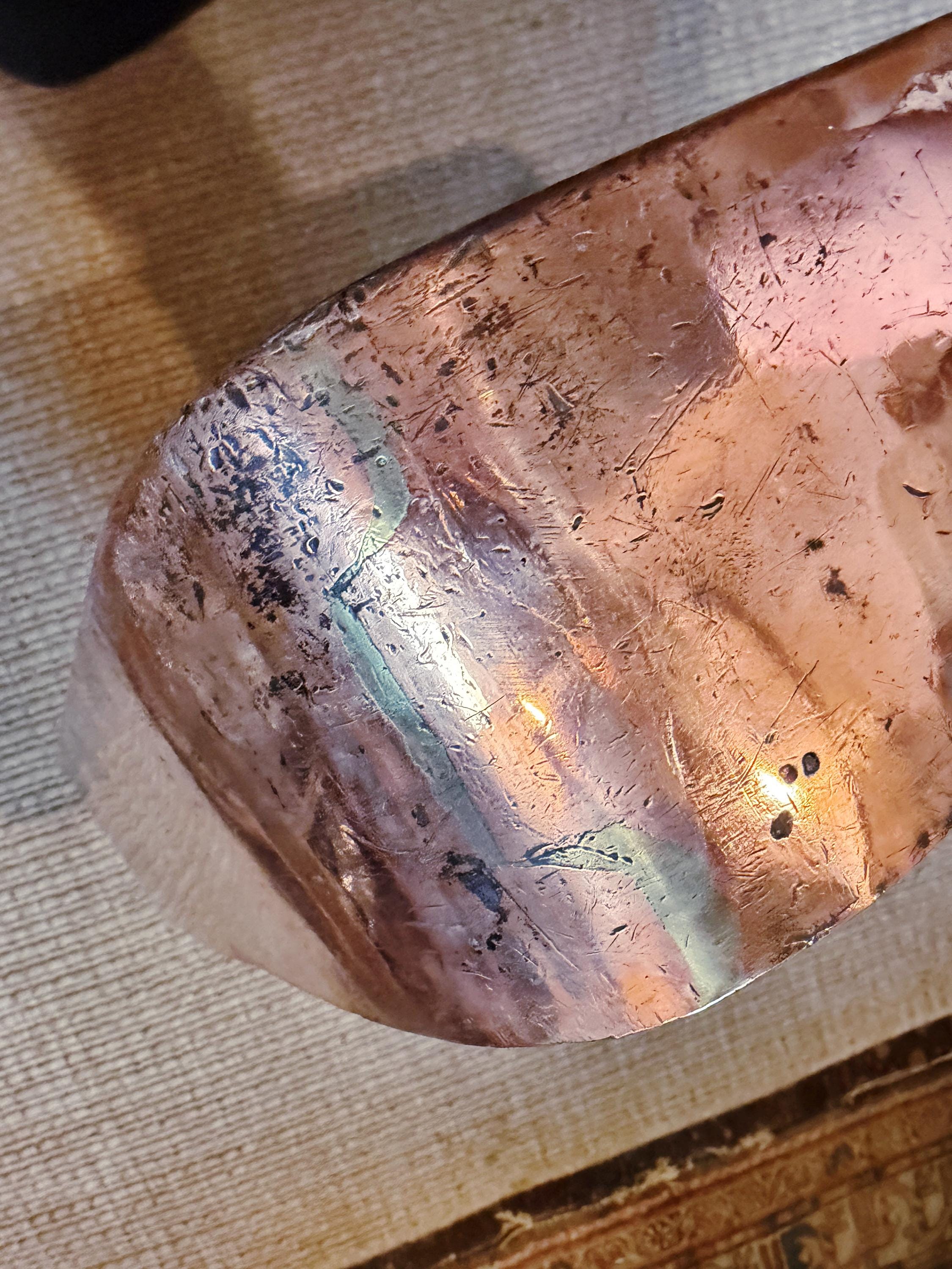Monumental Antique Duparquet Copper Roasting Pan