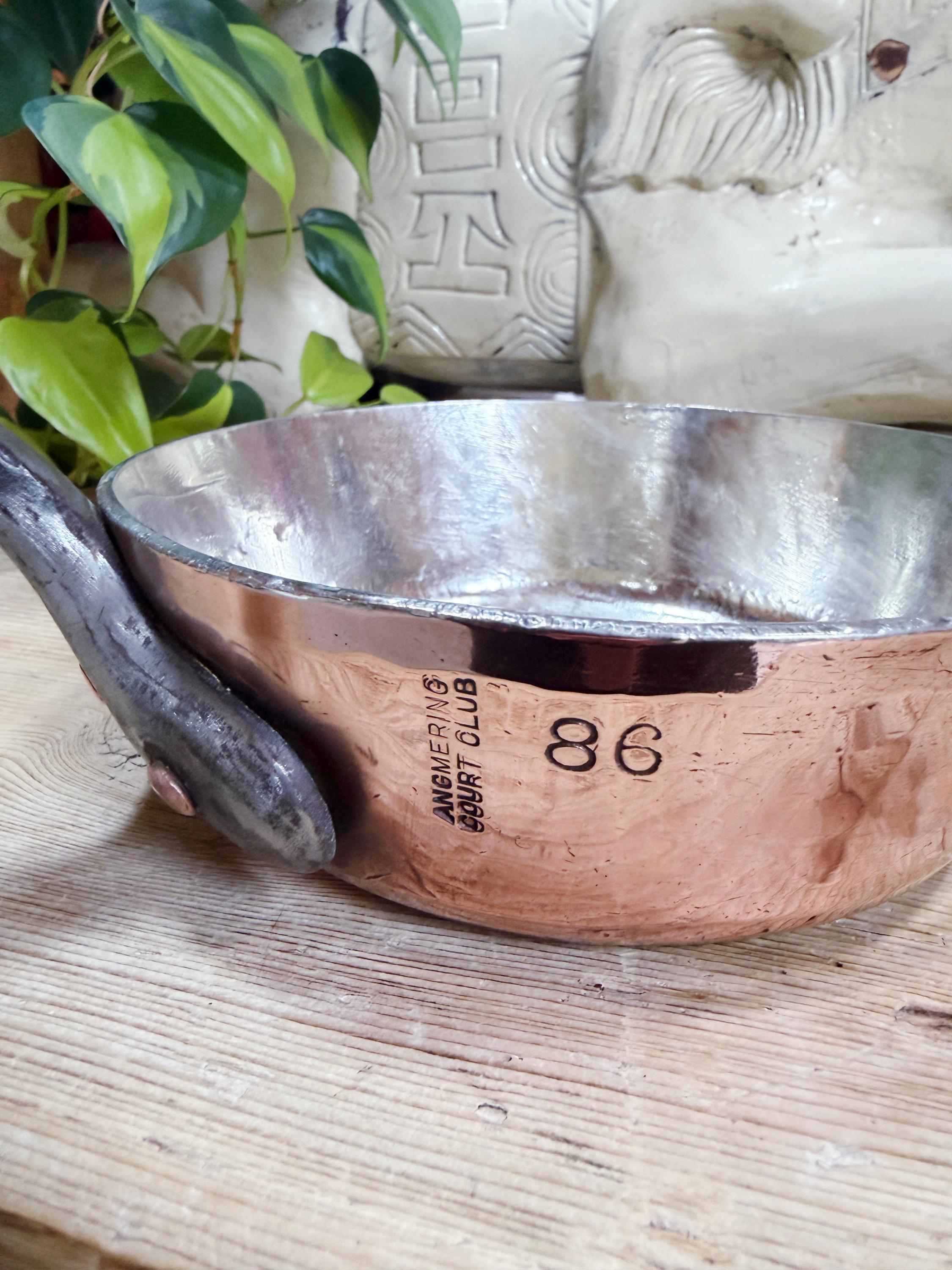 Antique English Copper Pot from Angmering Court Club