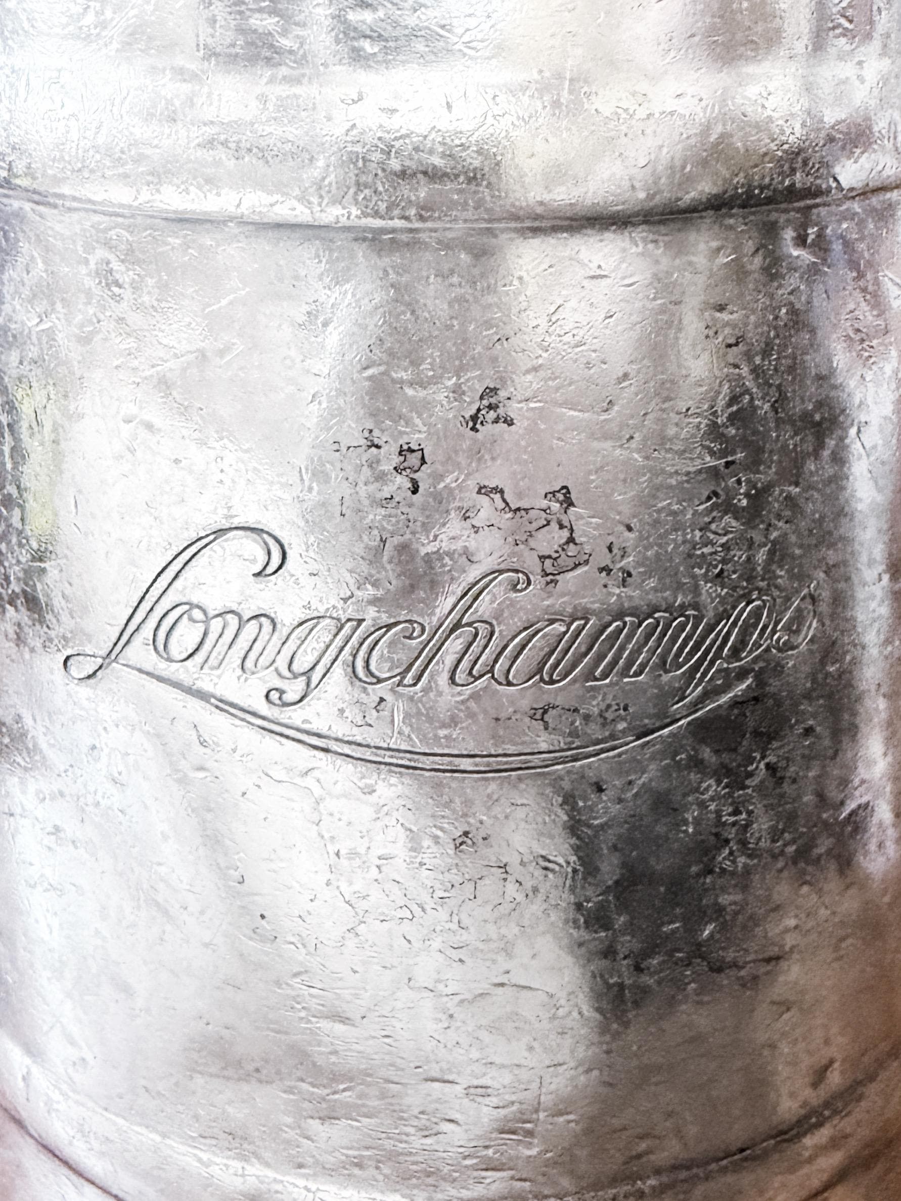 1928 Silver Plated Longchamps NYC Water Pitcher
