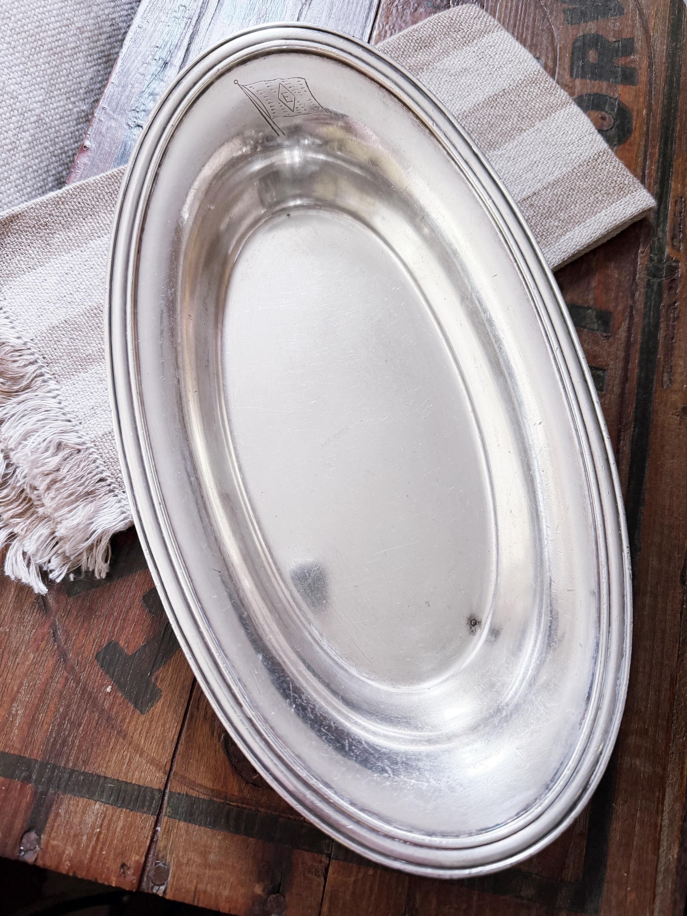 1947 Silver Plated American Export Lines Serving Dish