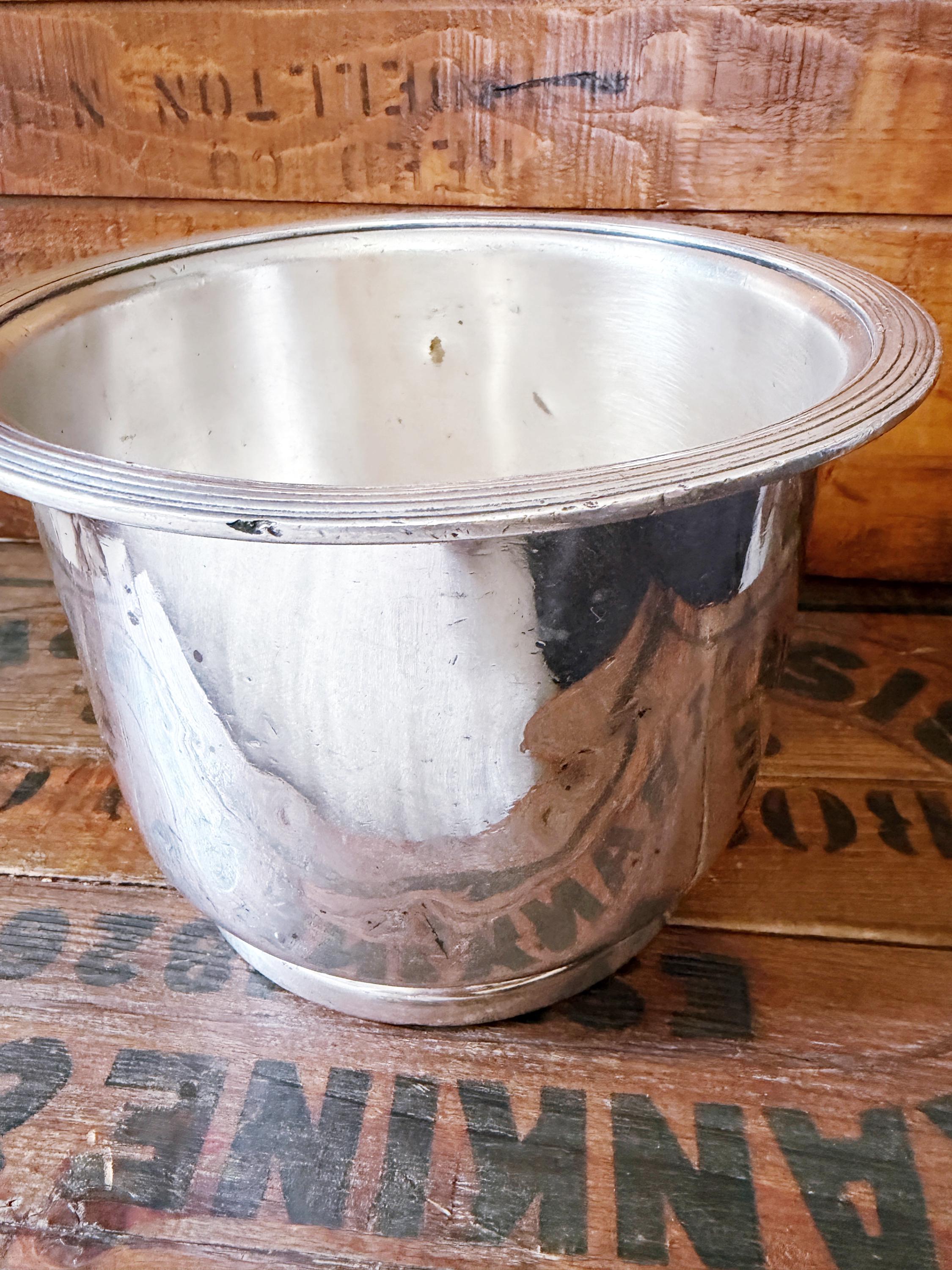 1942 Silver Plated Ice Bowl from The Hotel Statler