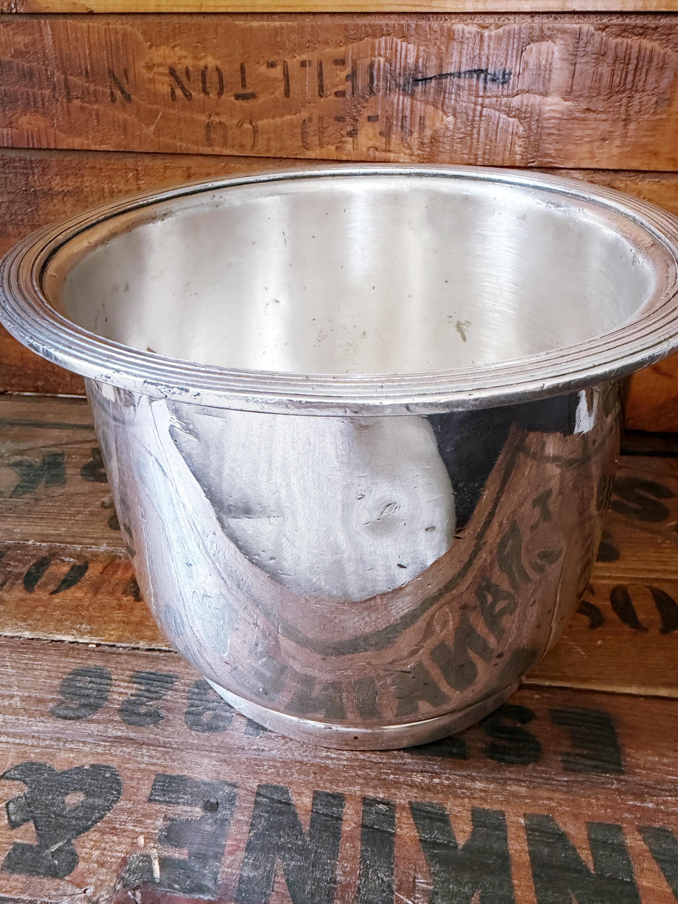 1942 Silver Plated Ice Bowl from The Hotel Statler