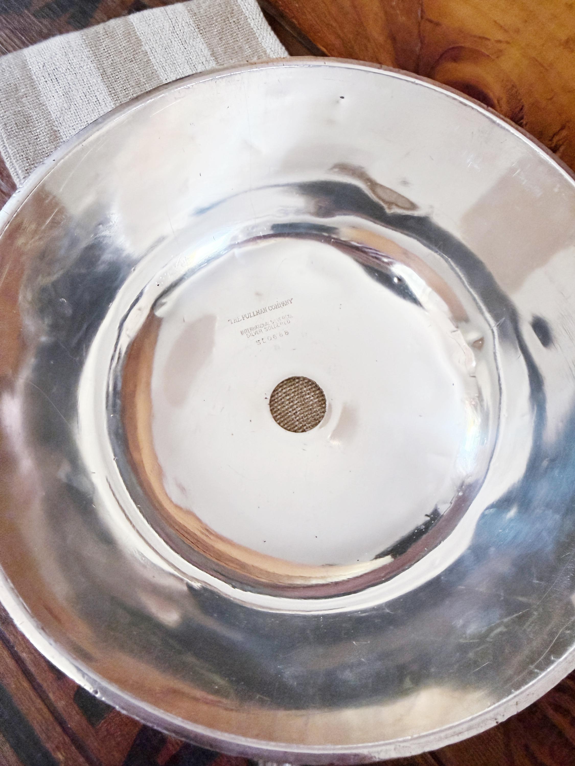 Vintage 1929 Silver Plated Pullman Train Car Toast Cover