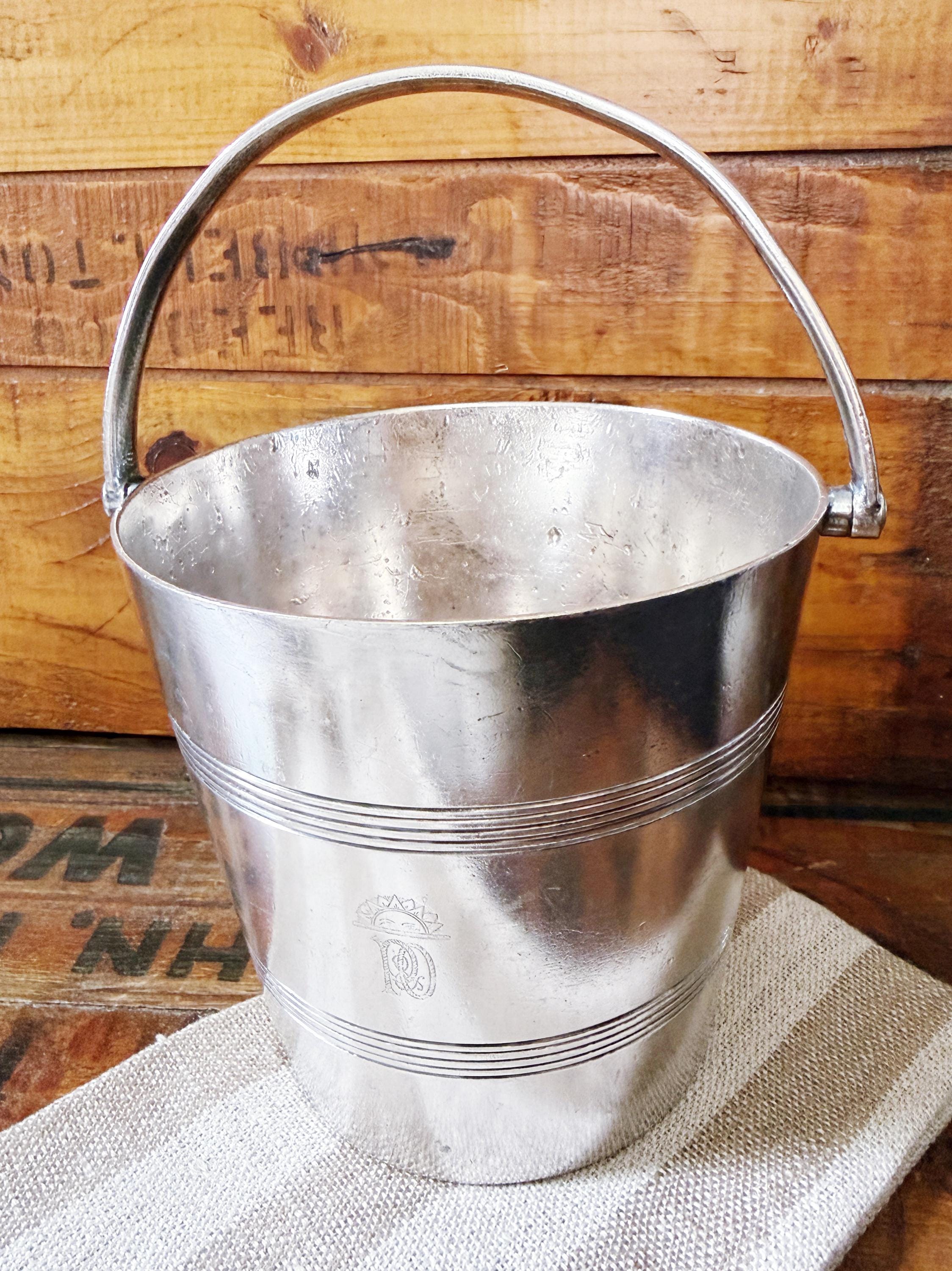 Antique Silver Plated Ice Bucket from P&O Line Ocean Liner