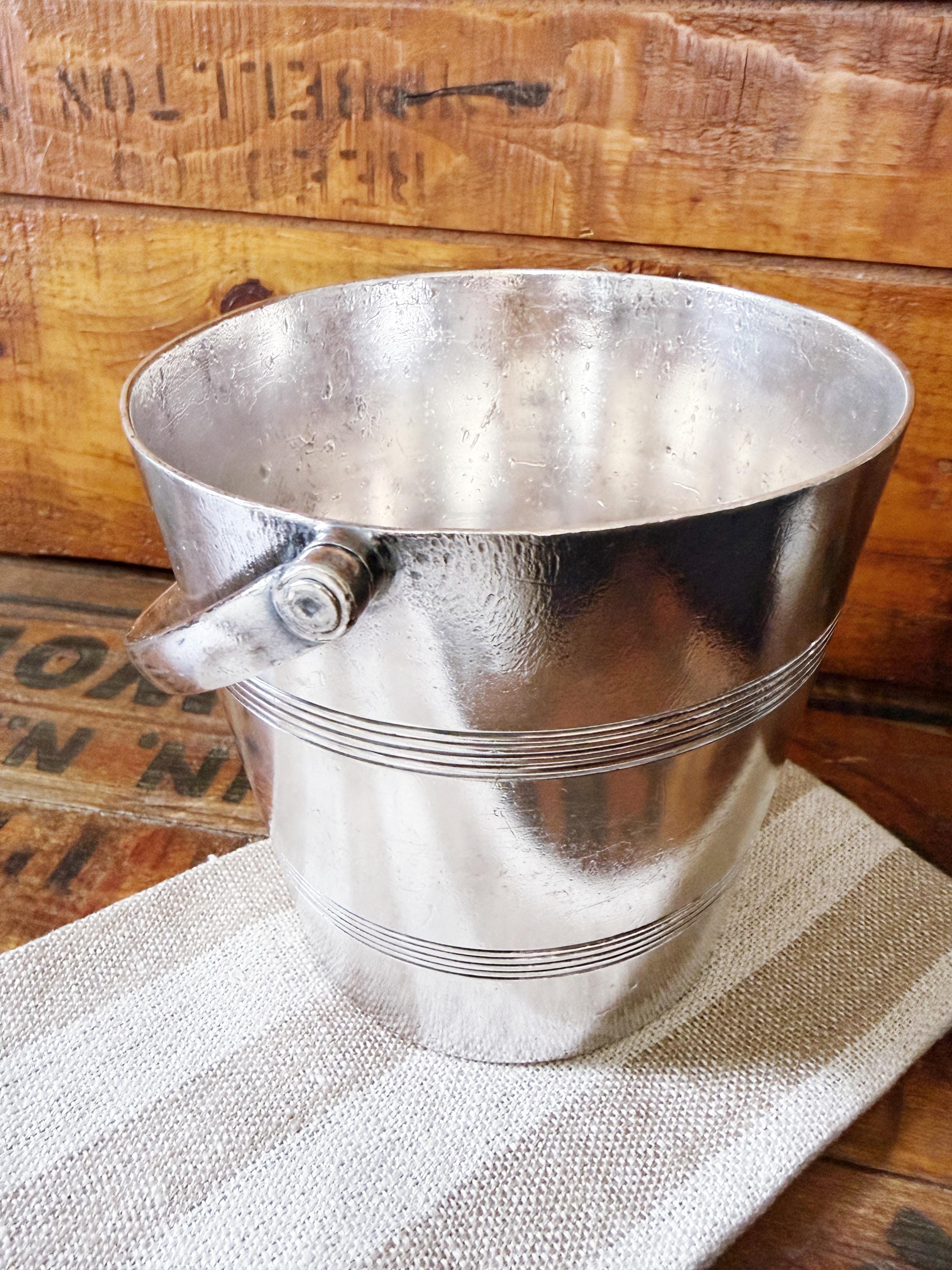 Antique Silver Plated Ice Bucket from P&O Line Ocean Liner