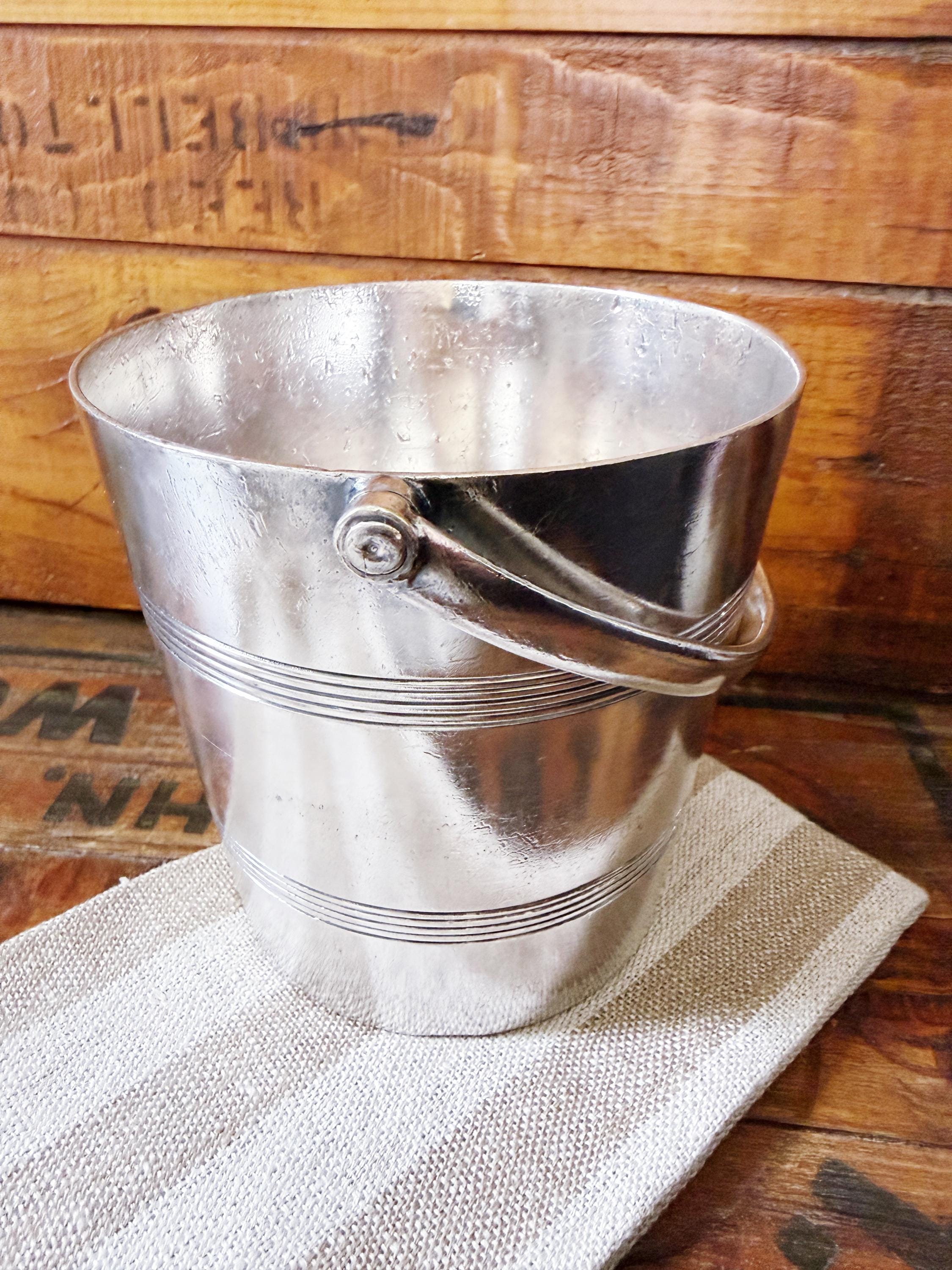 Antique Silver Plated Ice Bucket from P&O Line Ocean Liner