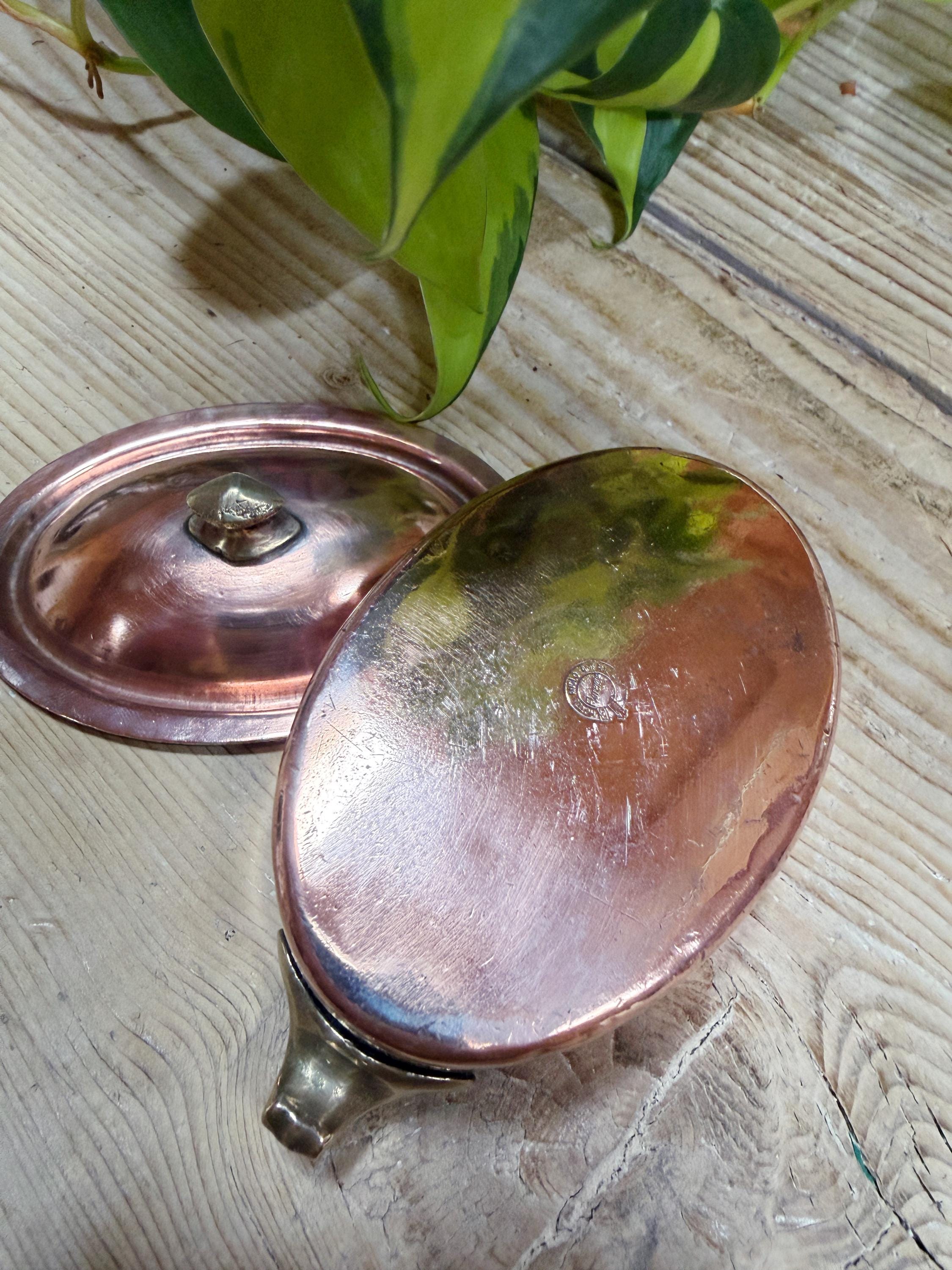 Antique Child’s Copper Roaster from The Hotel Anglo American in Florence