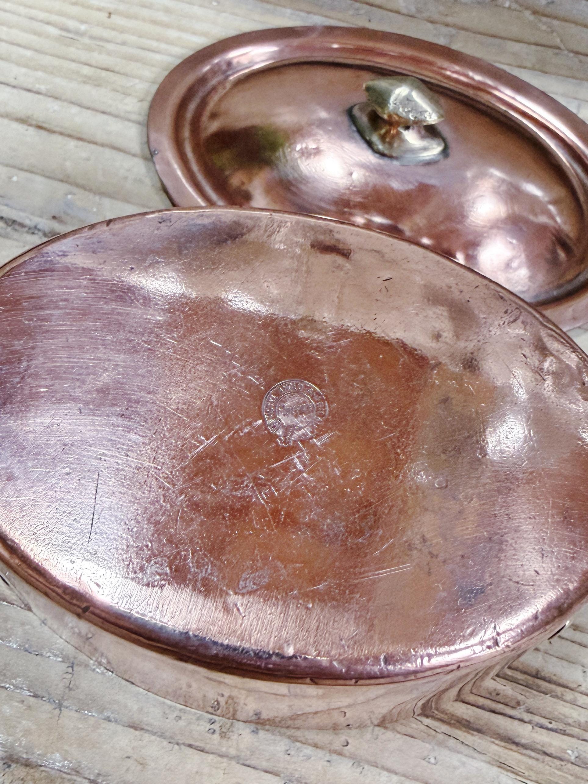Antique Child’s Copper Roaster from The Hotel Anglo American in Florence
