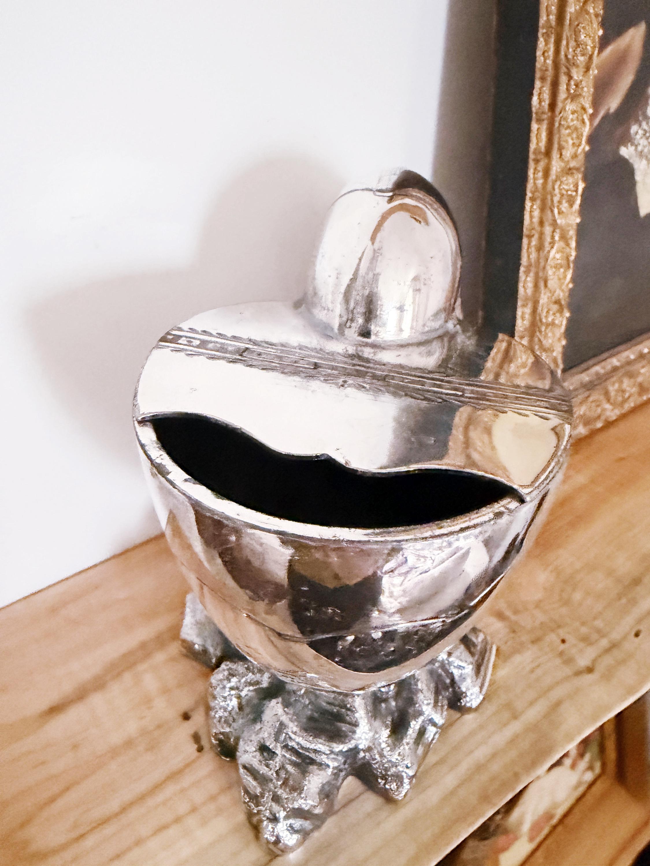 Victorian Era Silver Plated Spoon Warmer