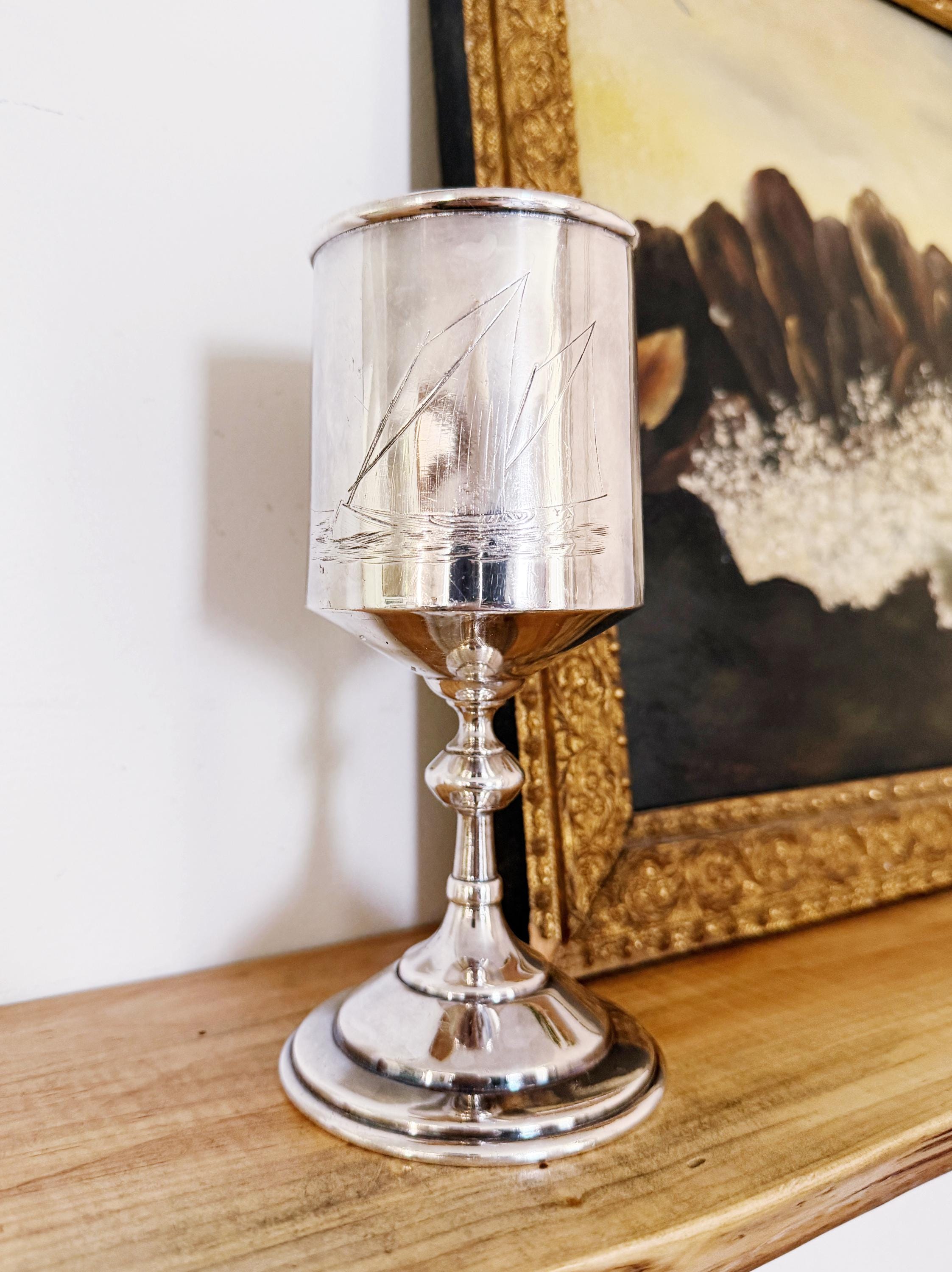 1895 Silver Plated Yacht Club Trophy