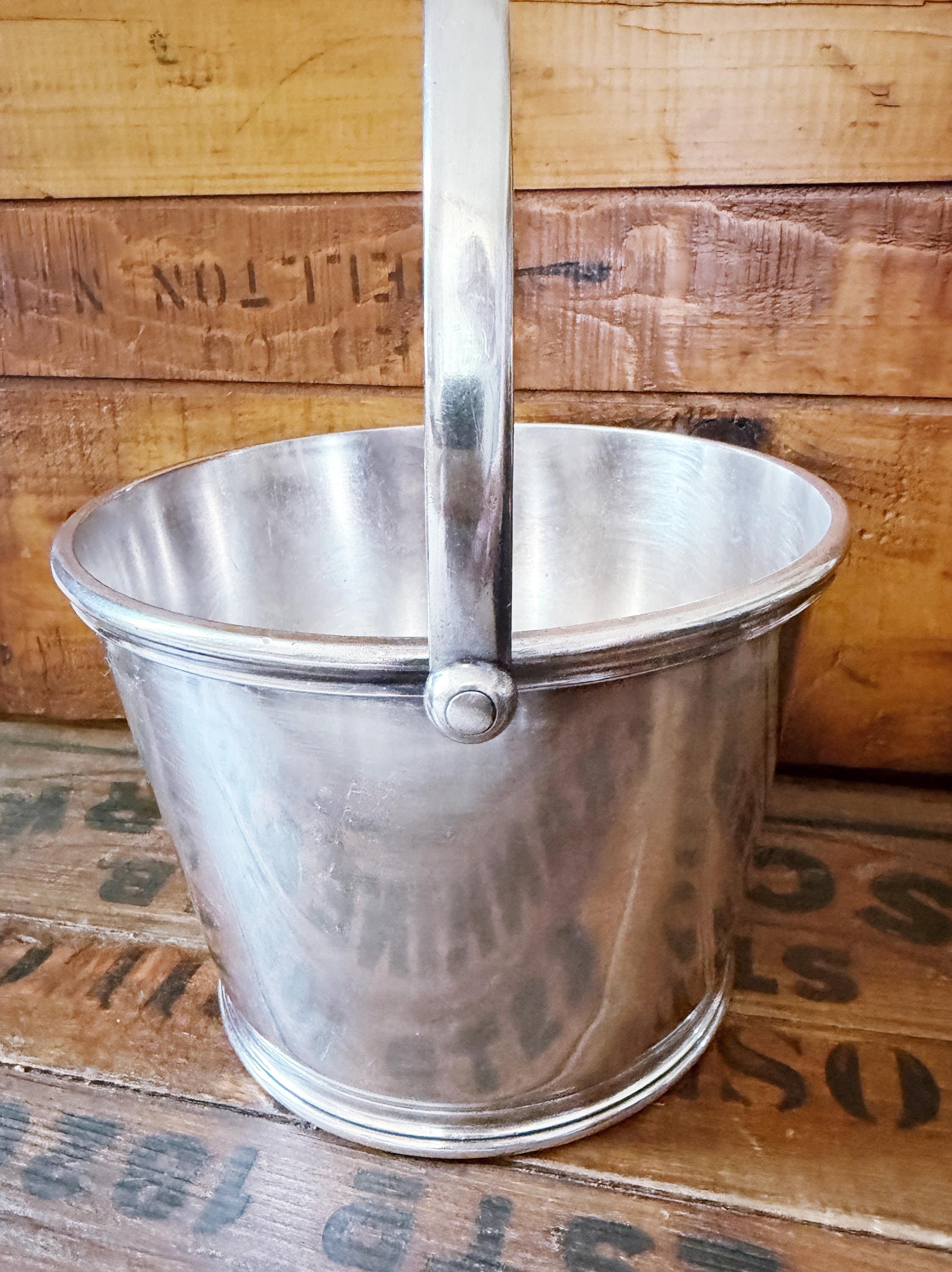 Vintage Silver Ice Bucket from Baltimore Mail Steamship Co