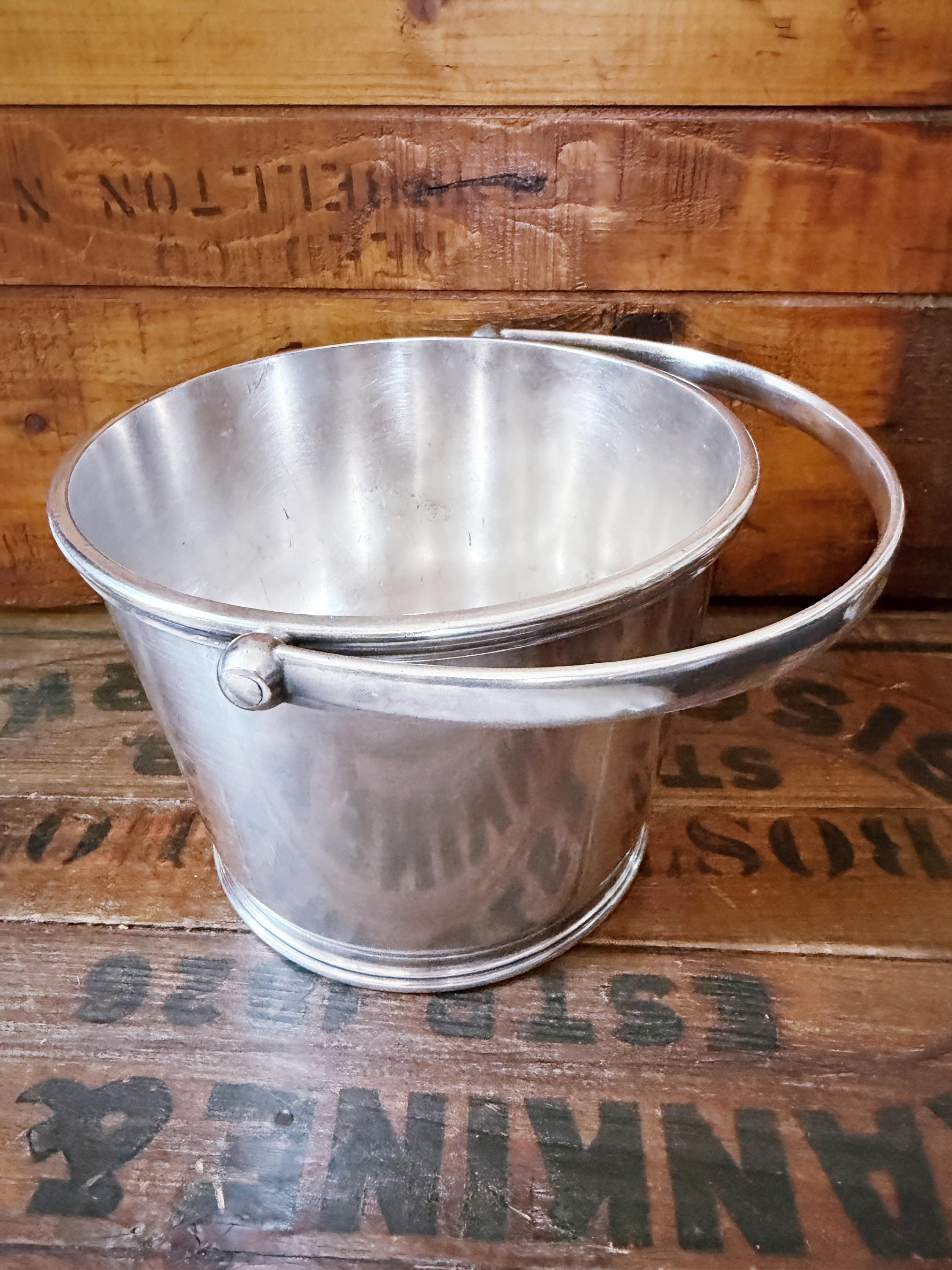 Vintage Silver Ice Bucket from Baltimore Mail Steamship Co