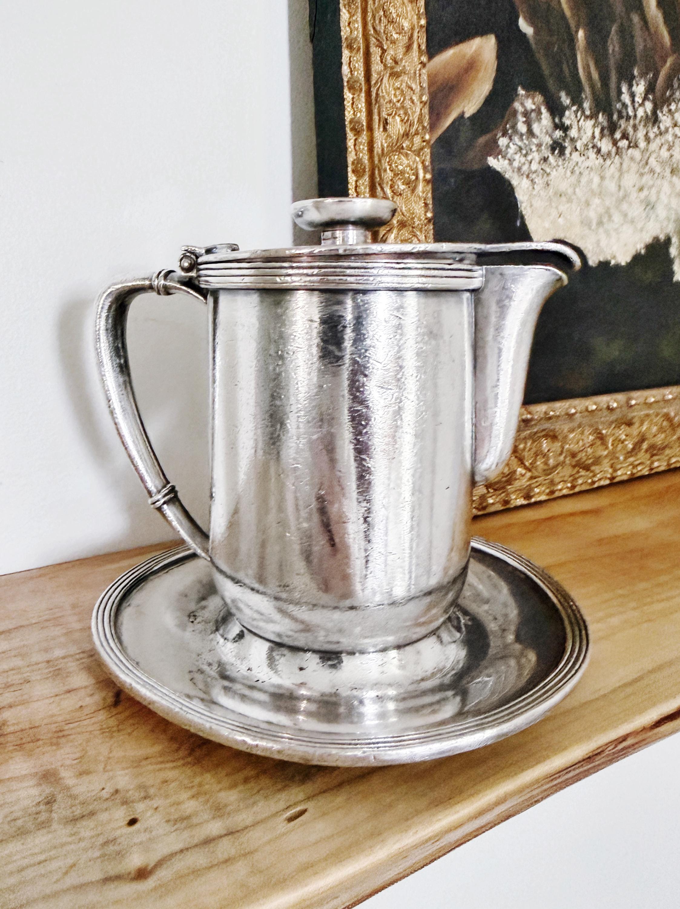1946 Silver Plated Syrup Pitcher from New York Central Railroad